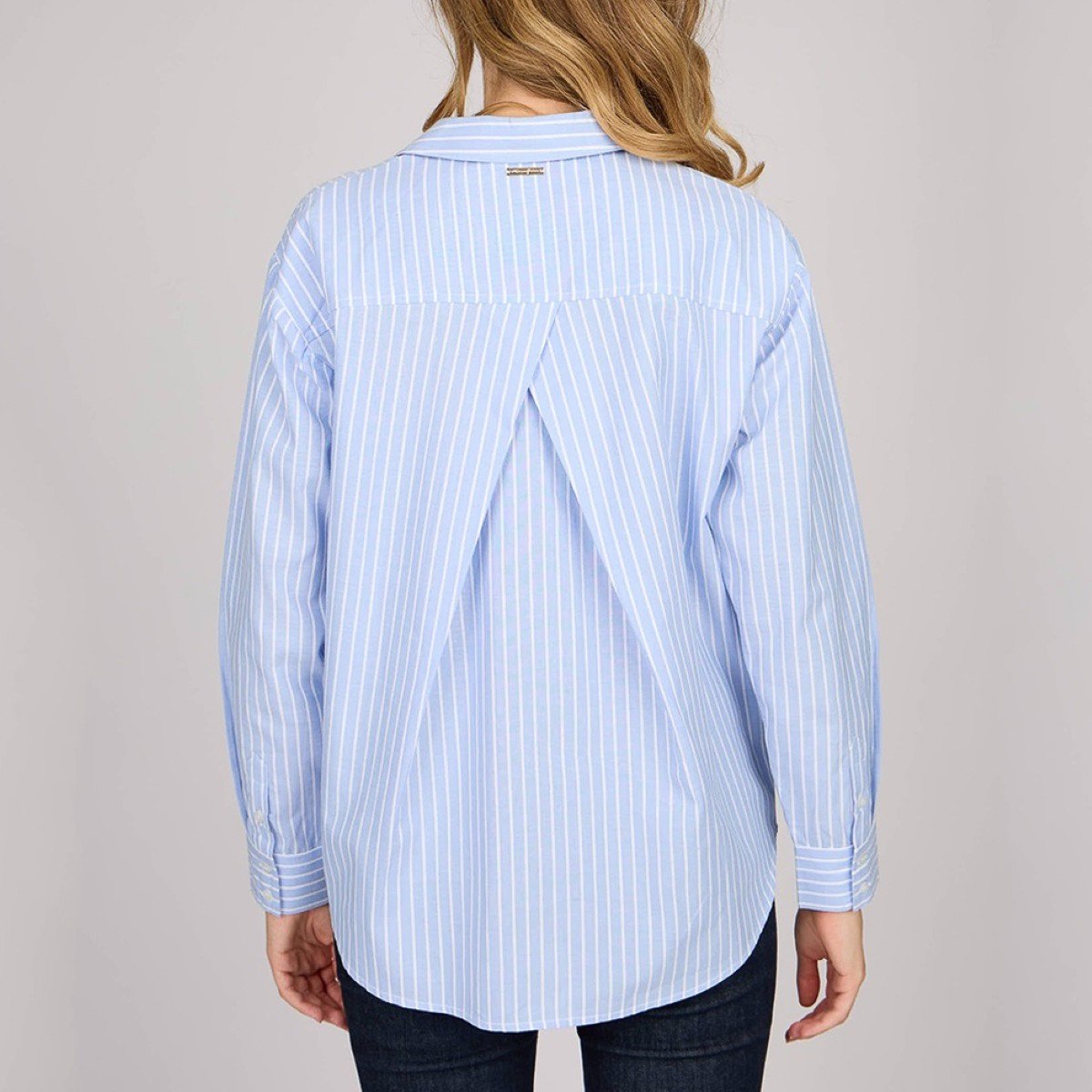 Chemise Cassie bleu ciel, MISE AU GREEN