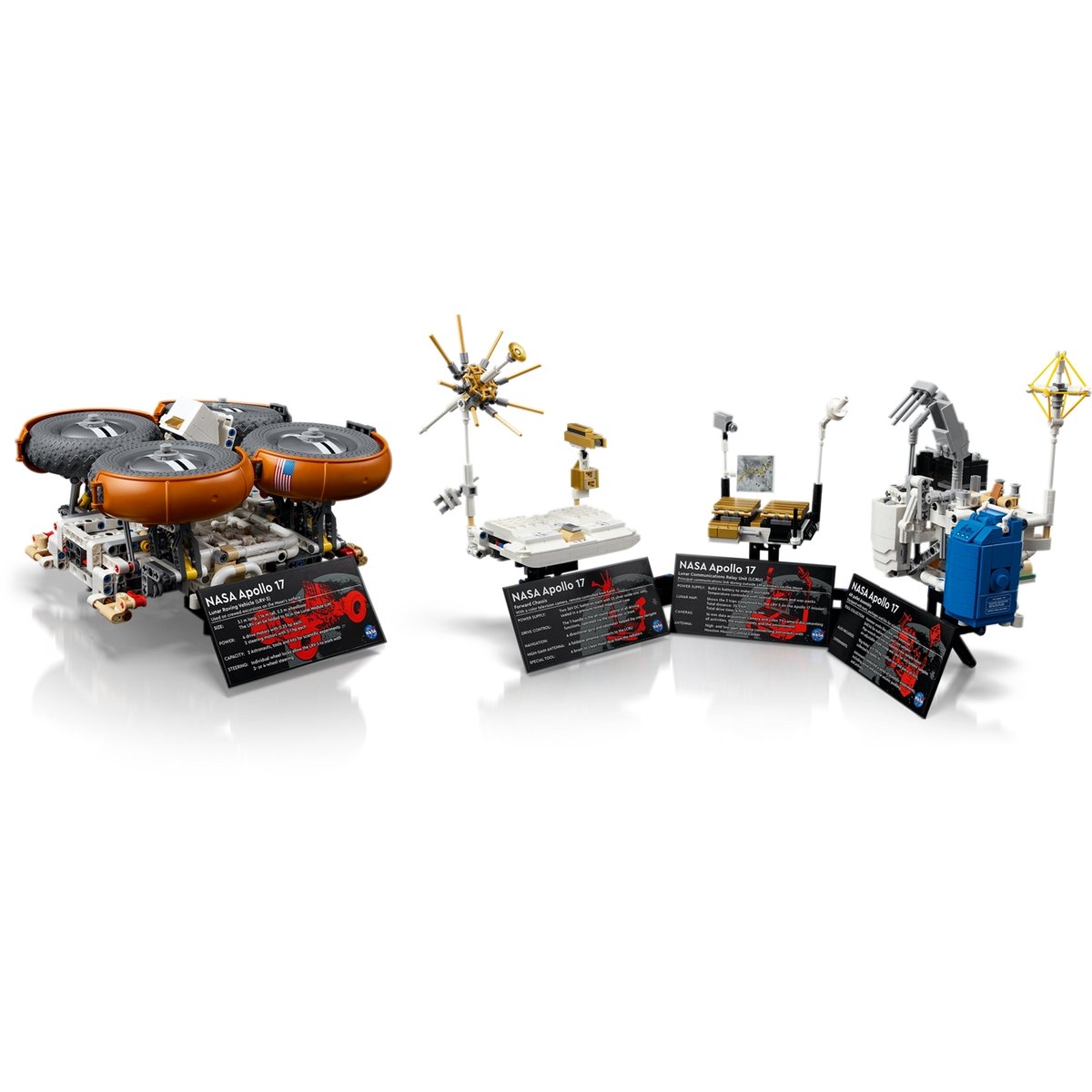LEGO Technic - Rover Lunaire NASA Apollo 17 - Modèle D'Exploration - 42182 multicolore, LEGO