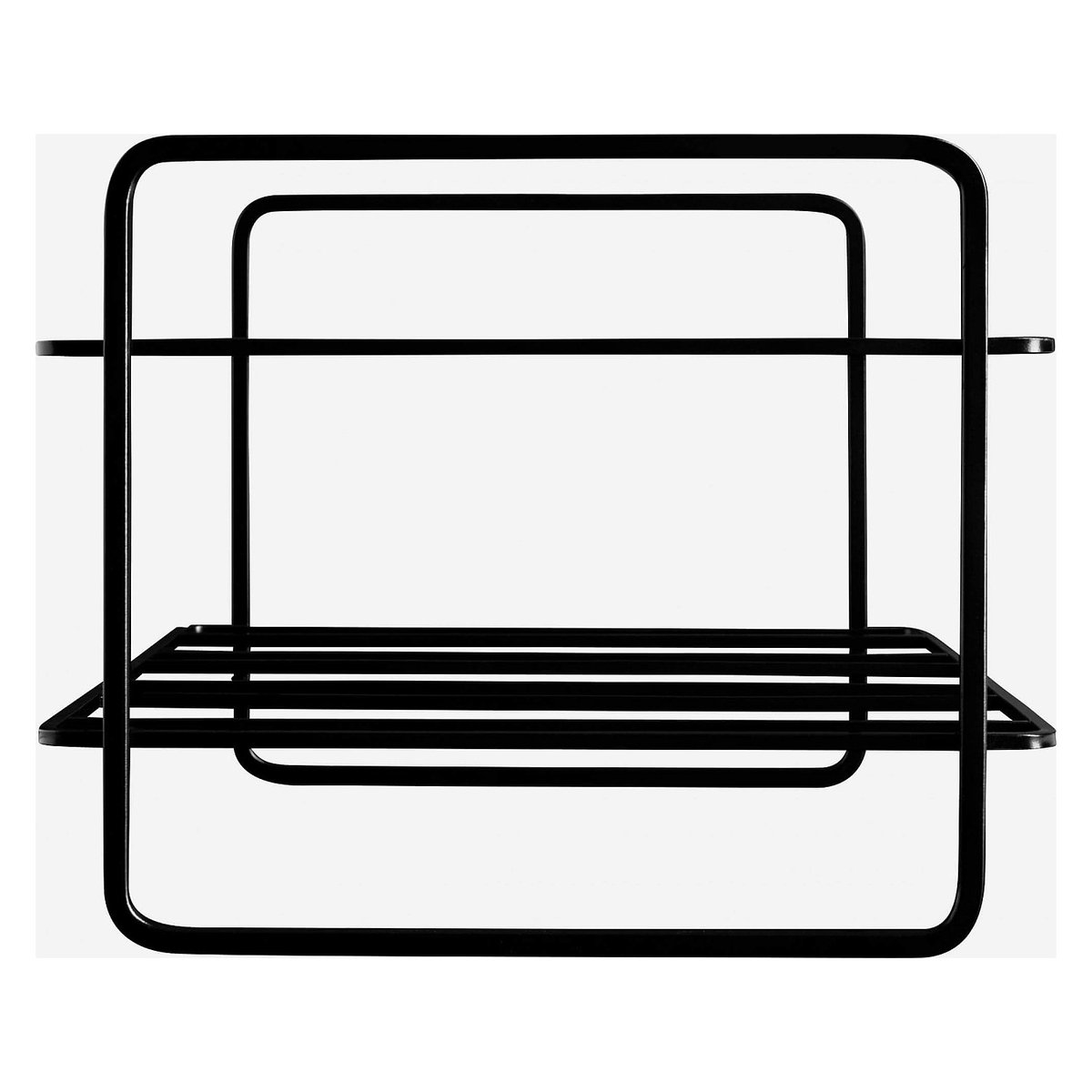 Range bouteille métal MIKADO noir, HABITAT