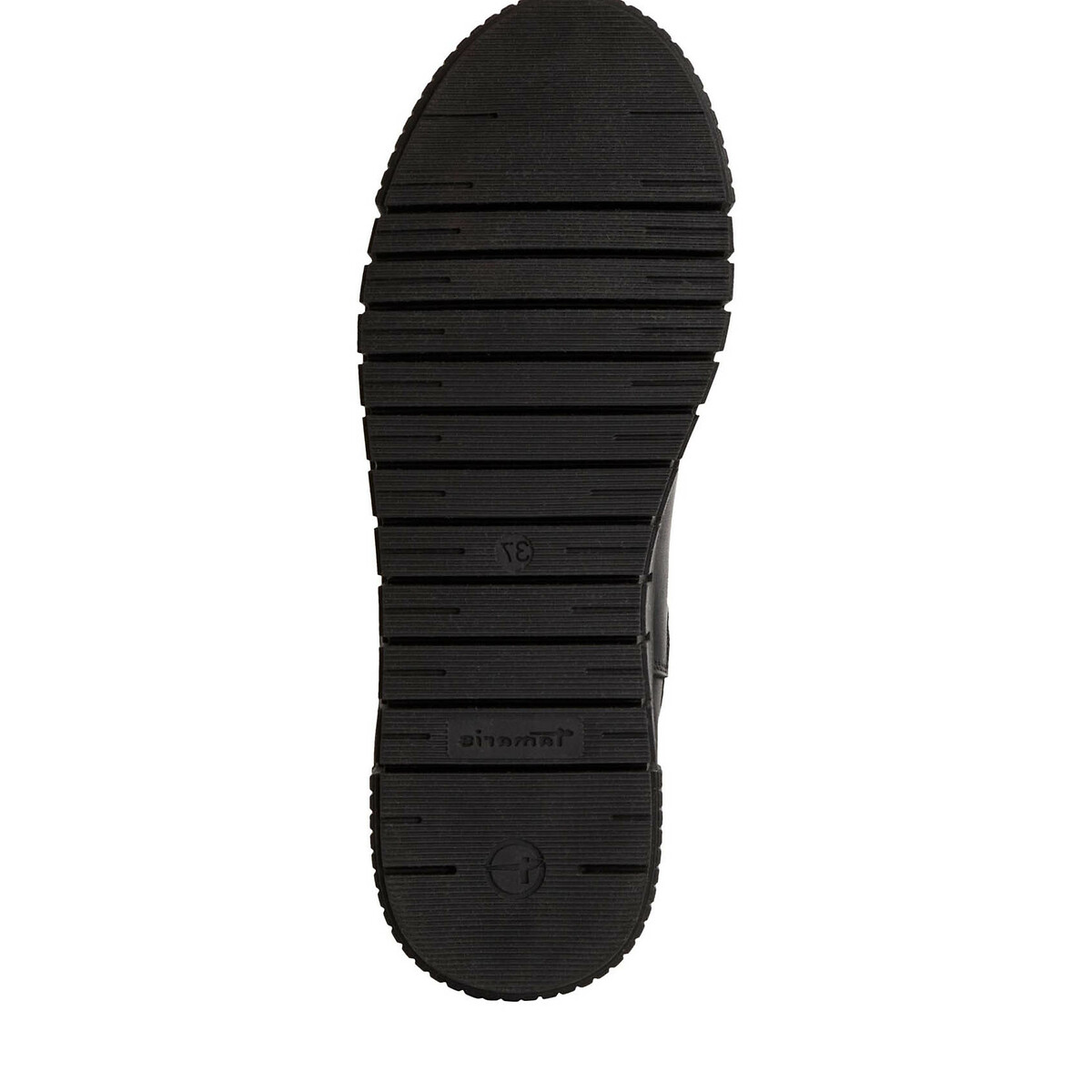 Boots en cuir noir, TAMARIS