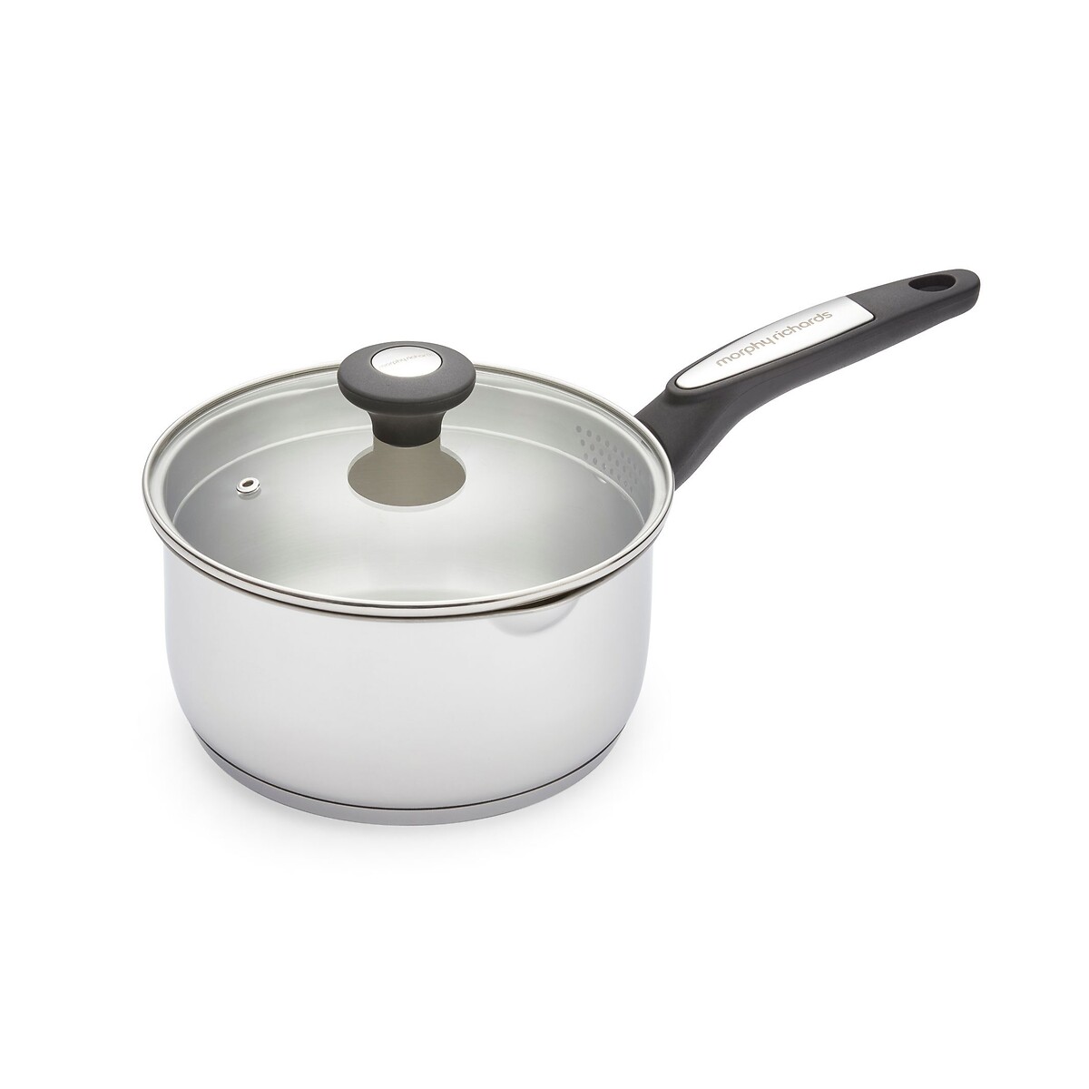 5-Piece Stainless Steel Saucepan Set graphite, MORPHY RICHARDS