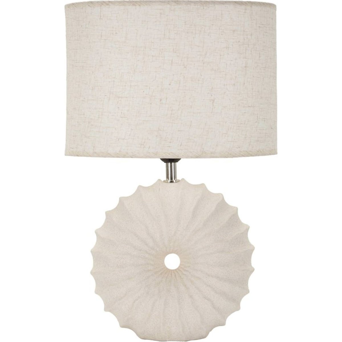Lampe à poser céramique abat-jour MODERN sable, RECOLLECTION