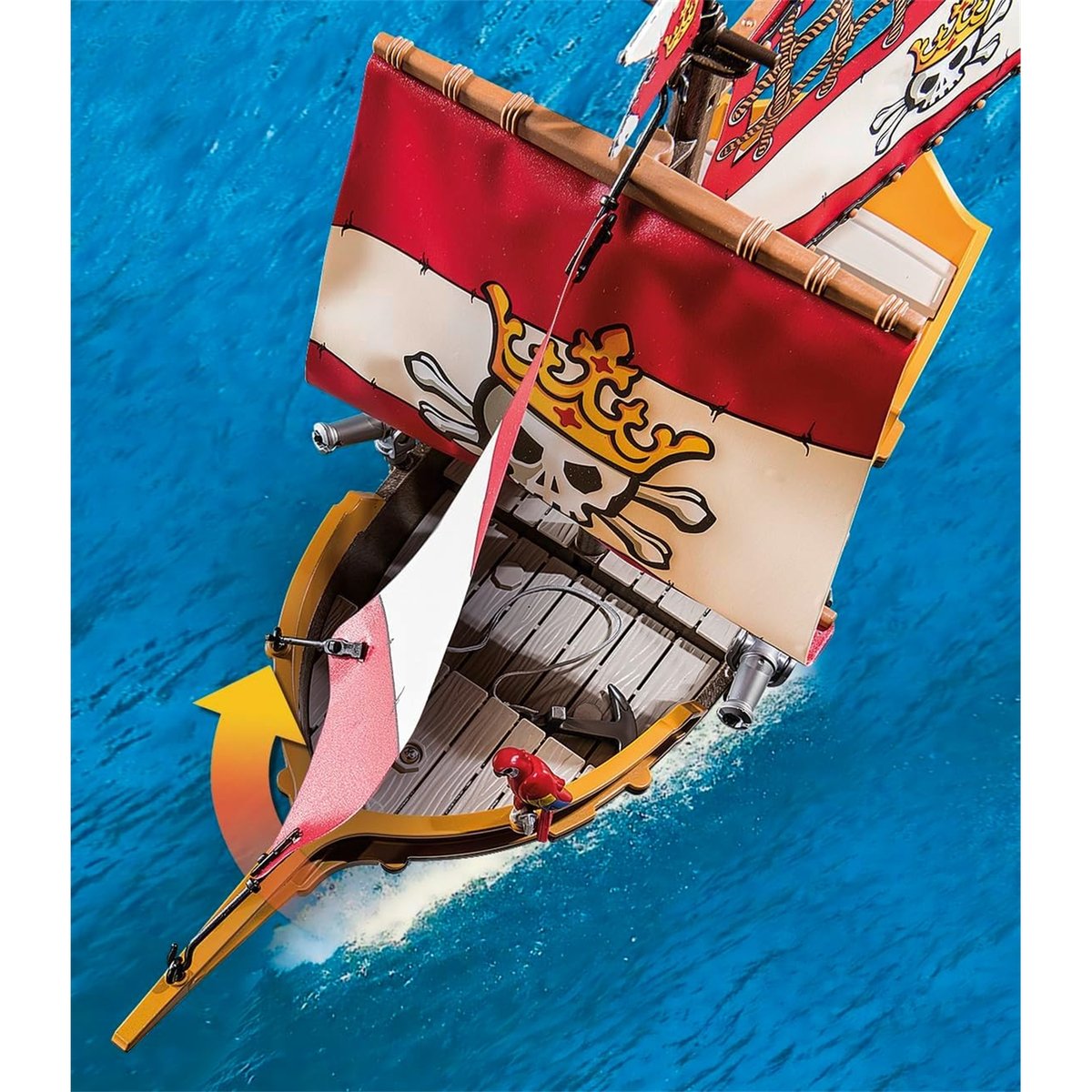 Chaloupe des pirates multicolore, PLAYMOBIL