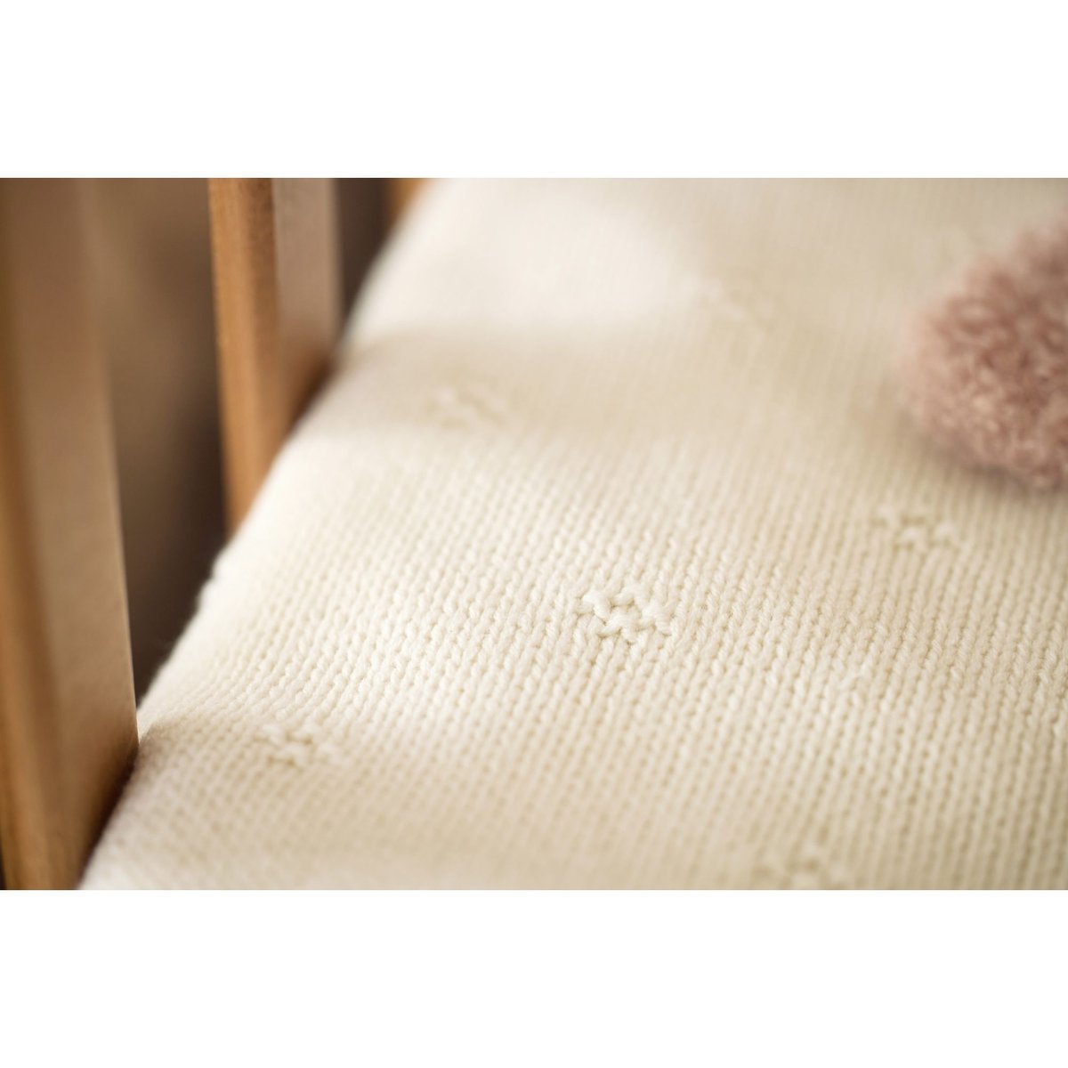 Couverture en polaire ecru, JOLLEIN