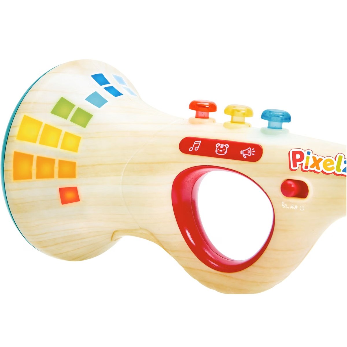 Trompette pixel interactif turquoise, HAPE TOYS