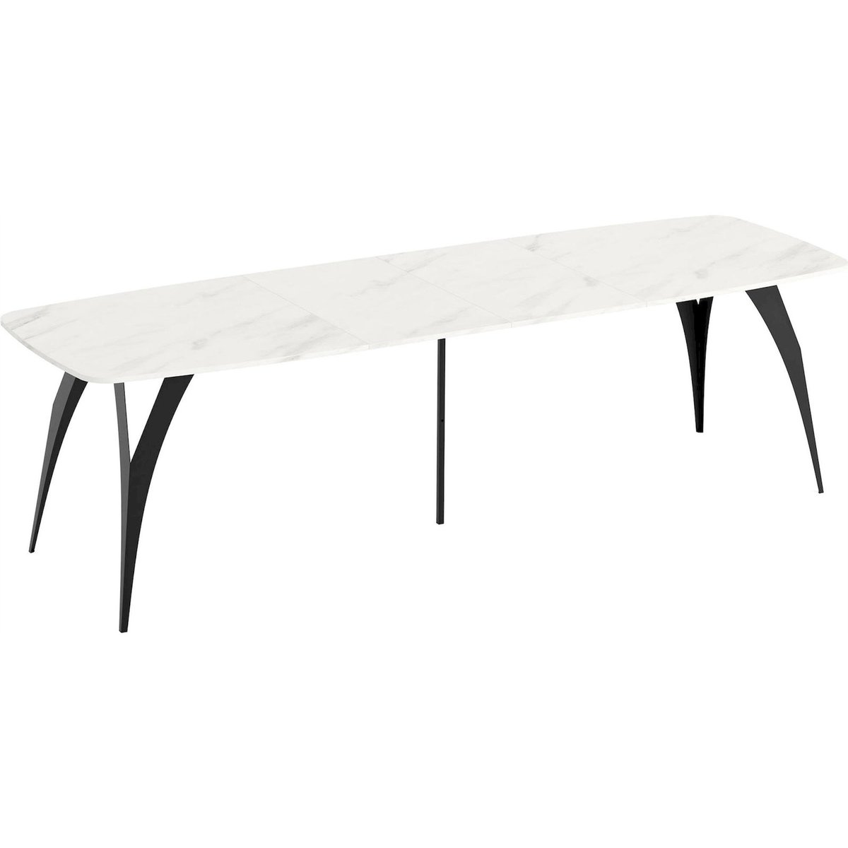 Table à manger extensible DIFFINI blanc, RECOLLECTION