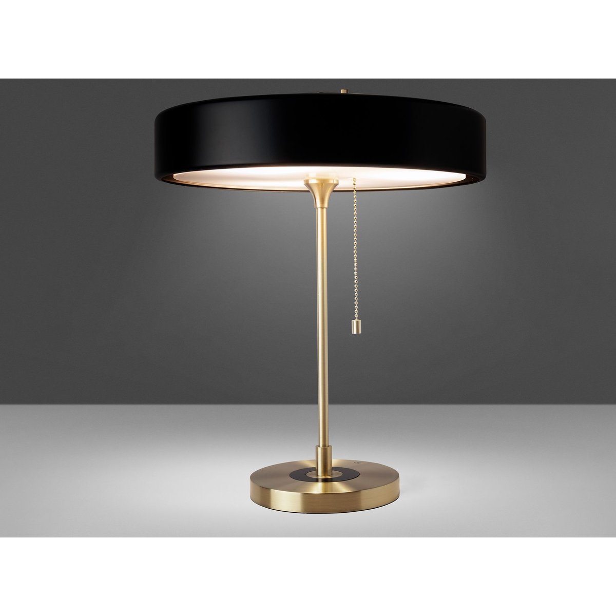 Lampe de bureau en aluminium et aluminium noir | or, ANGEL CERDA