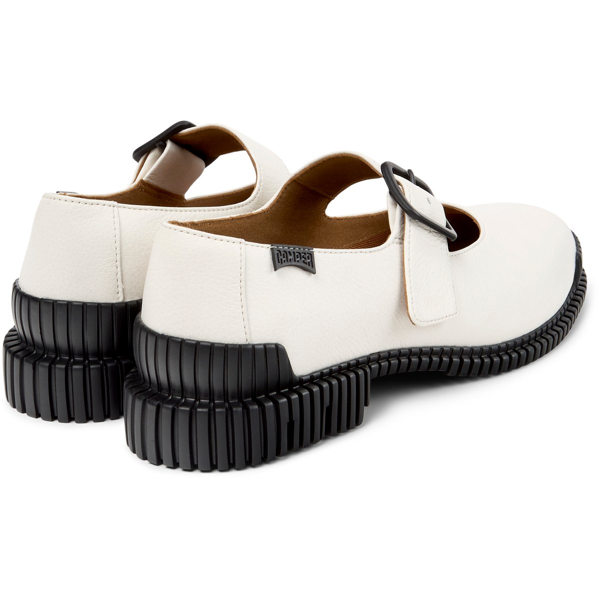Ballerines Cuir PIX blanc naturel, CAMPER