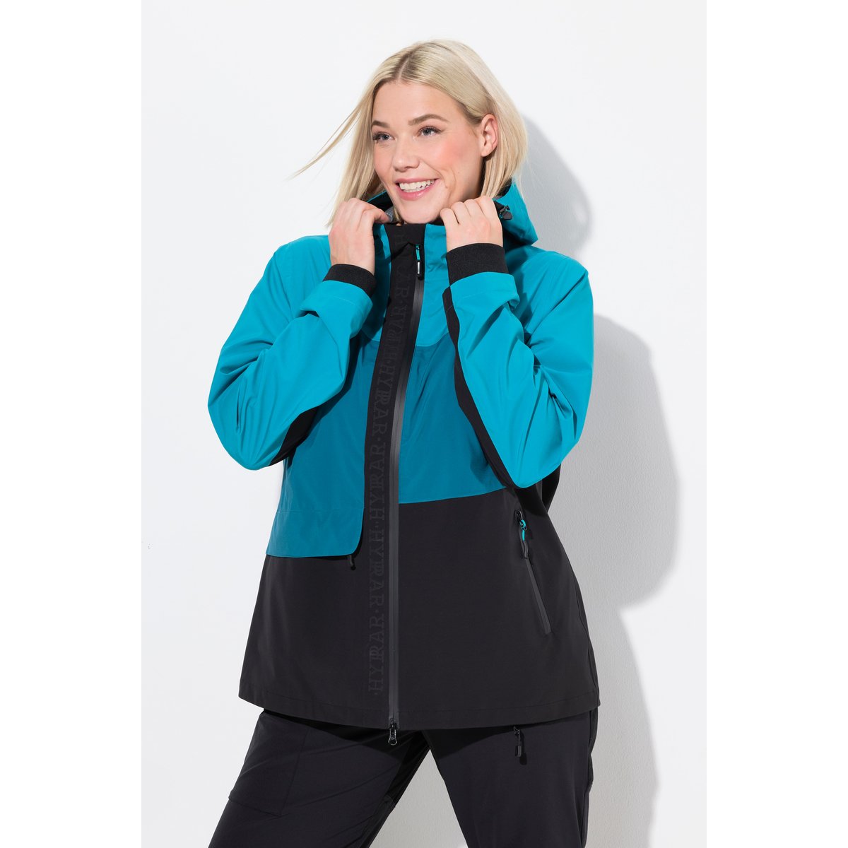 Veste de pluie HYPRAR à capuche noir, ULLA POPKEN