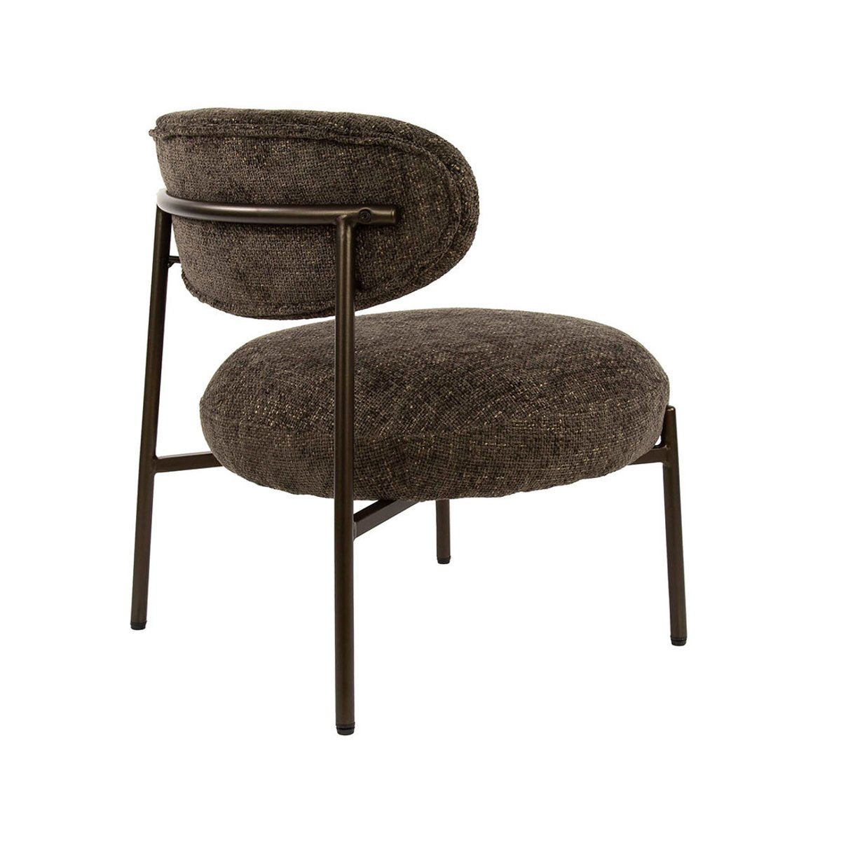 Fauteuil - ADELIA marron, BEST MOBILIER