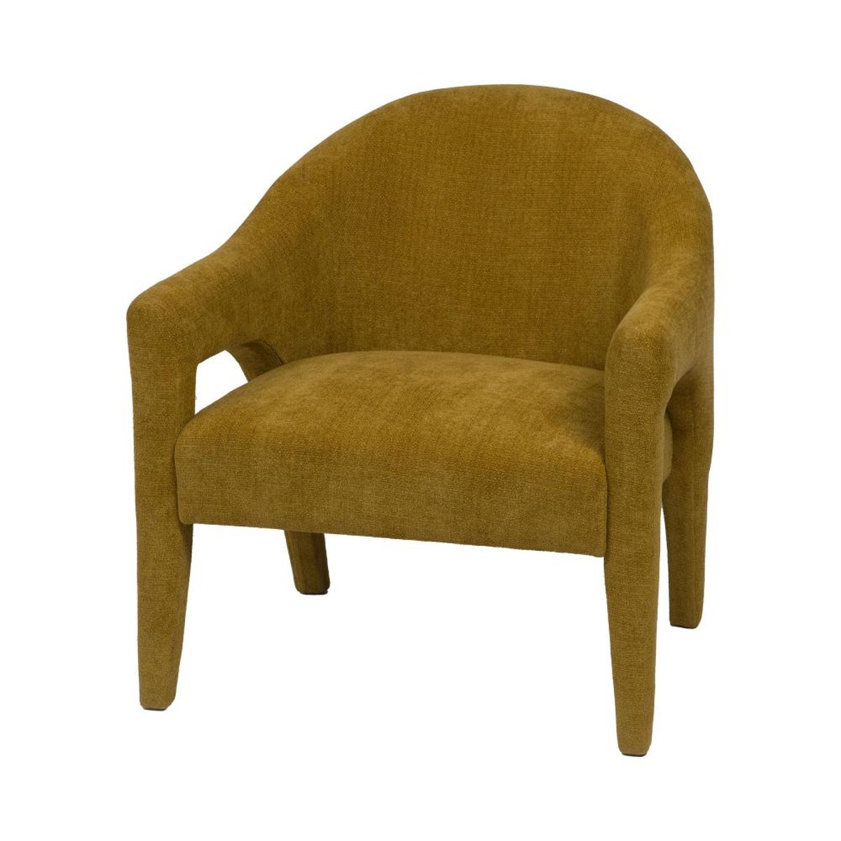 Fauteuil en tissu   Aristid jaune, AMADEUS