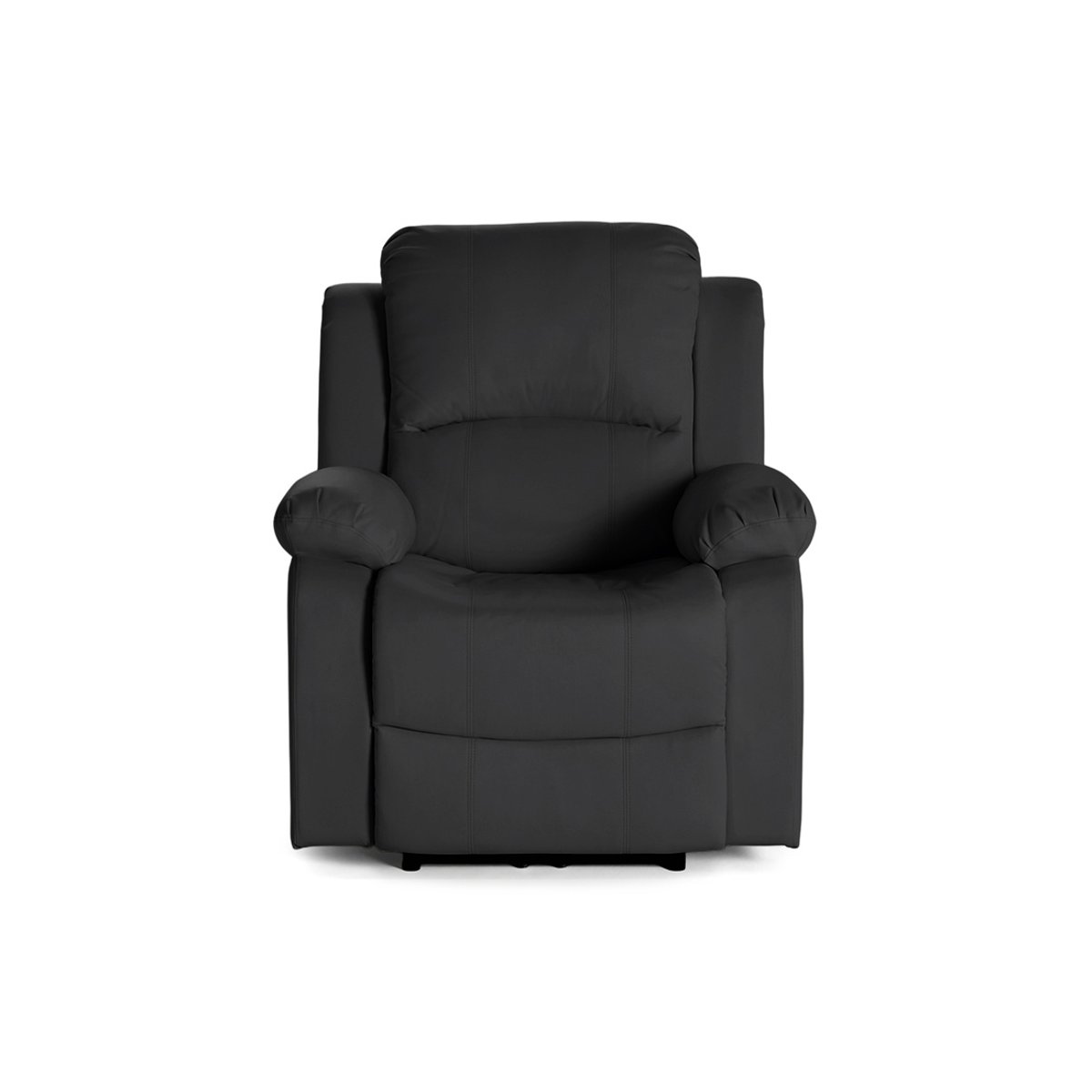Fauteuil relax électrique en simili, ARMAND noir, BEST MOBILIER