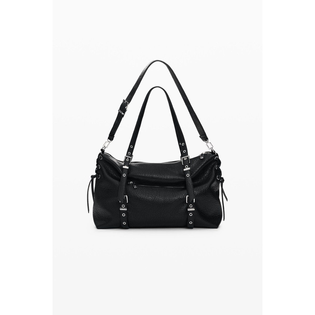 Grand sac shopping noir, DESIGUAL
