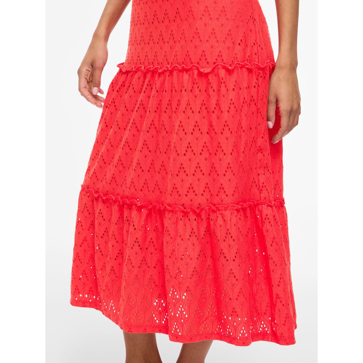 Jupe Mi-Longue hibiscus, VILA