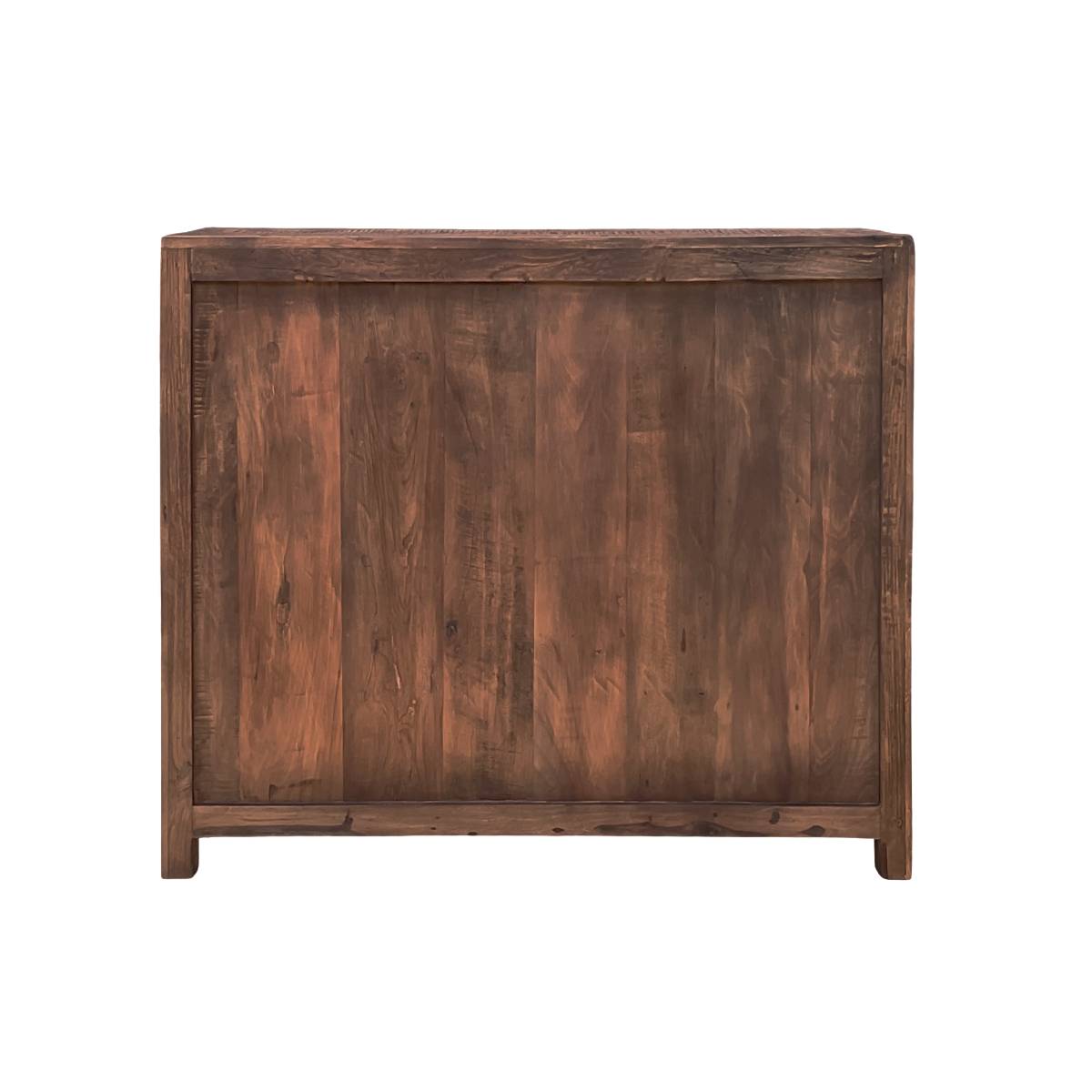 Buffet 6 tiroirs en bois recyclé INDRA bois foncé, MADE IN MEUBLES