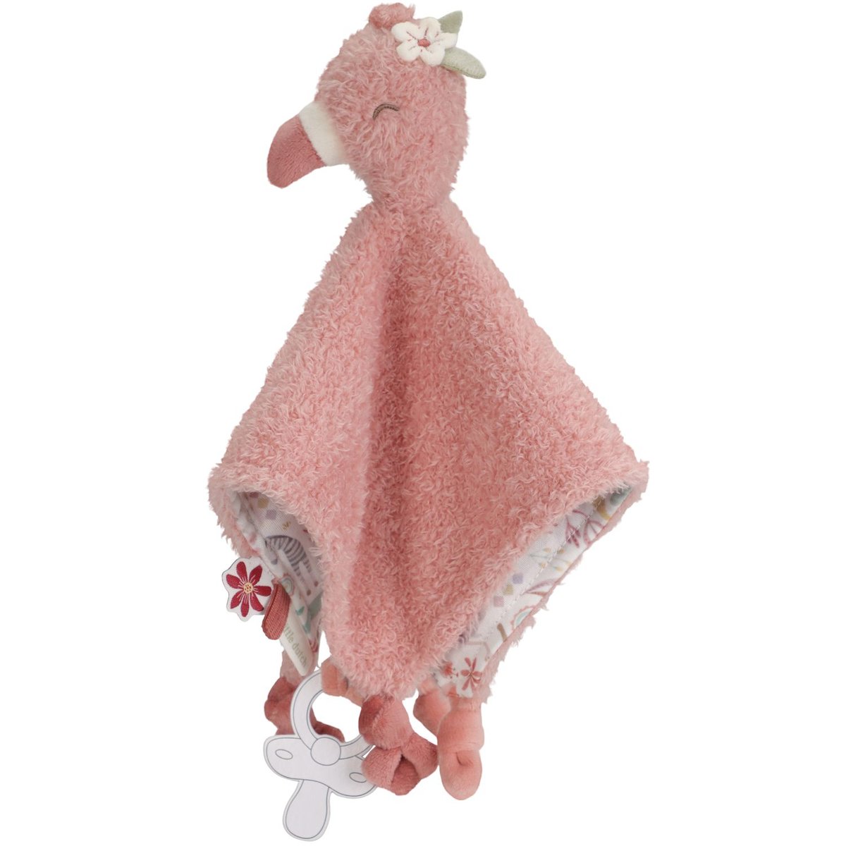 Doudou attache sucette rose, LITTLE DUTCH