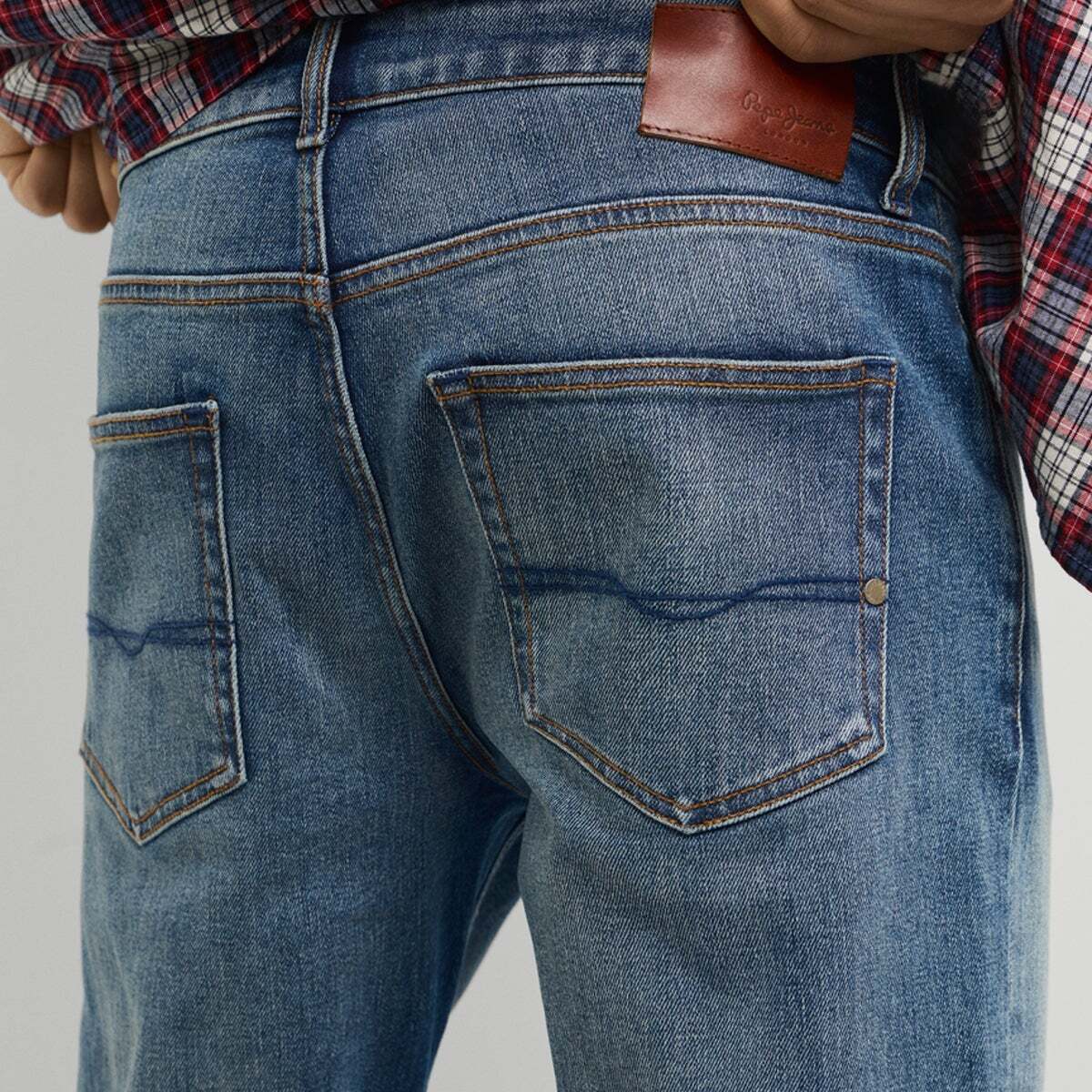 Cash - Jean Coupe Regular, Taille Normale bleu océan vintage usé, PEPE JEANS
