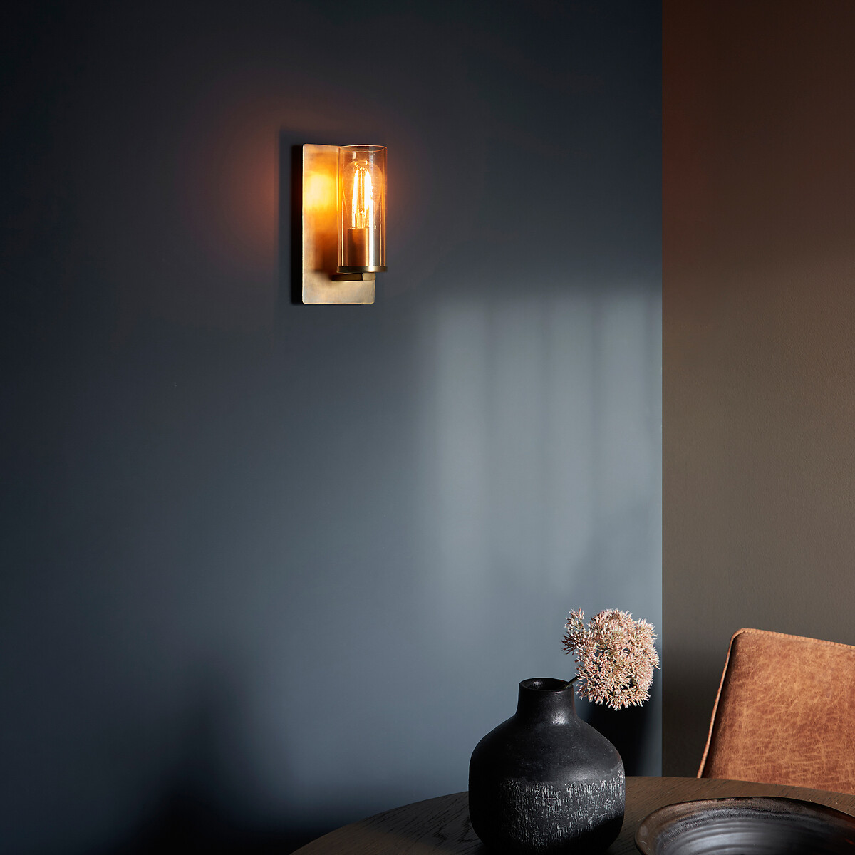 Alya Aged Metal Wall Light bronze, ÉDITÉ