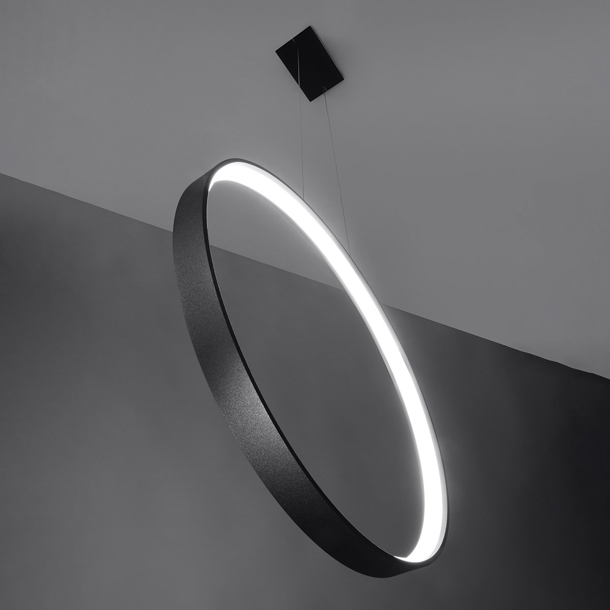Suspension Aluminium Blanc LED 1 Rio blanc, EDEN