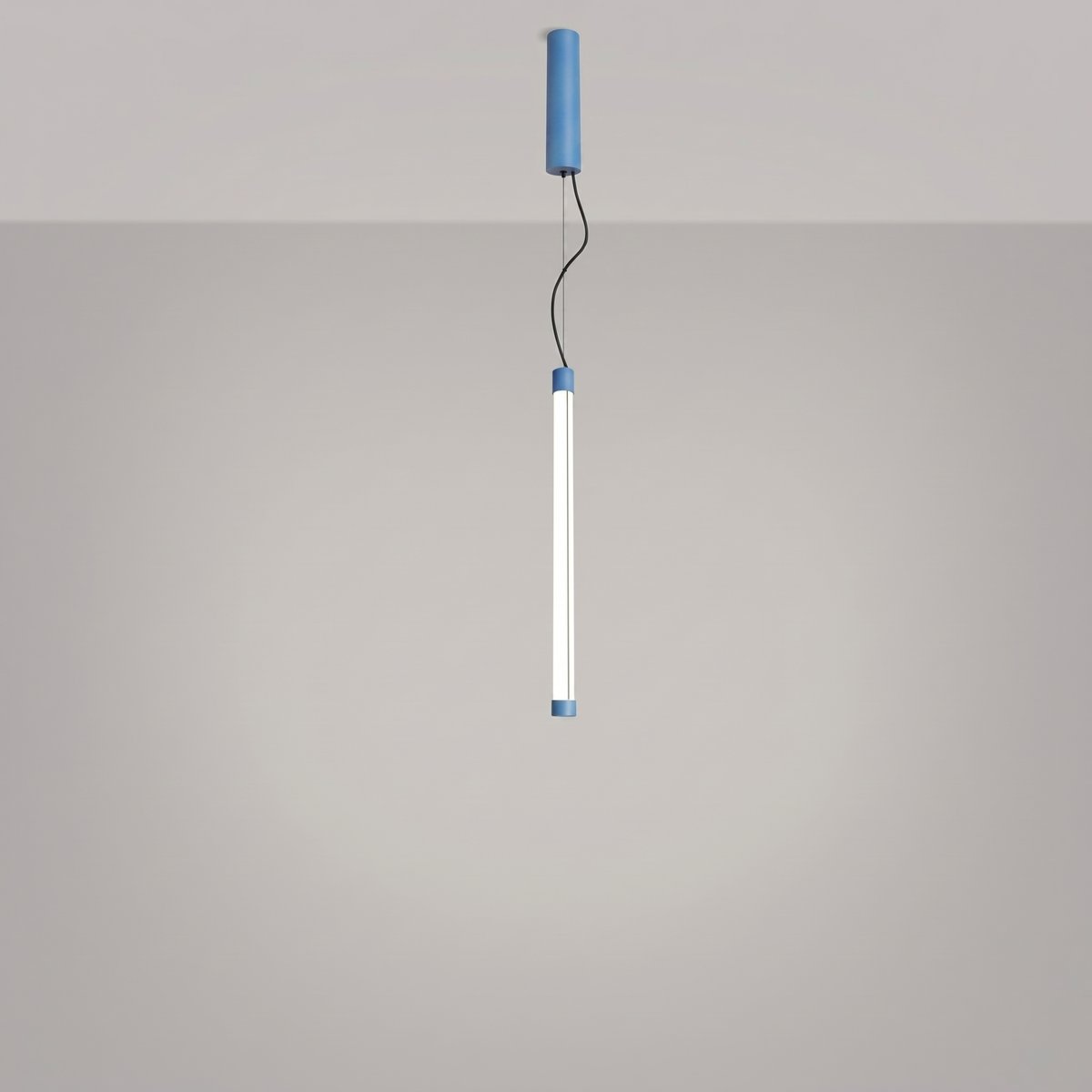 Suspension Acier Bleu LED 1 Trang bleu, EDEN
