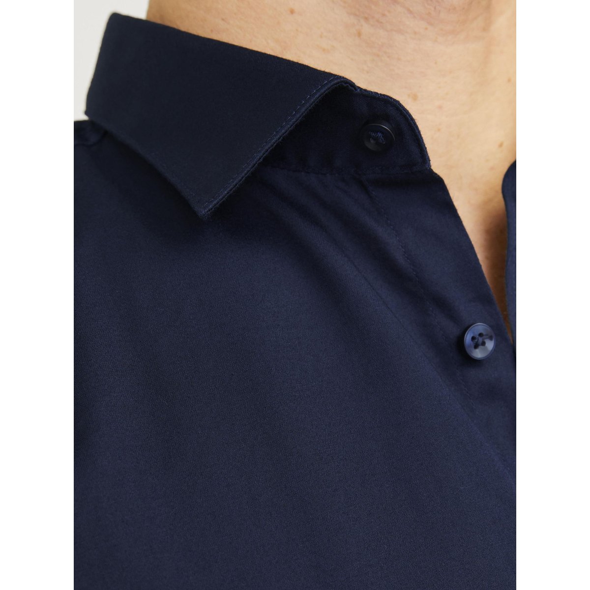 Chemise super slim bleu marine, JACK & JONES
