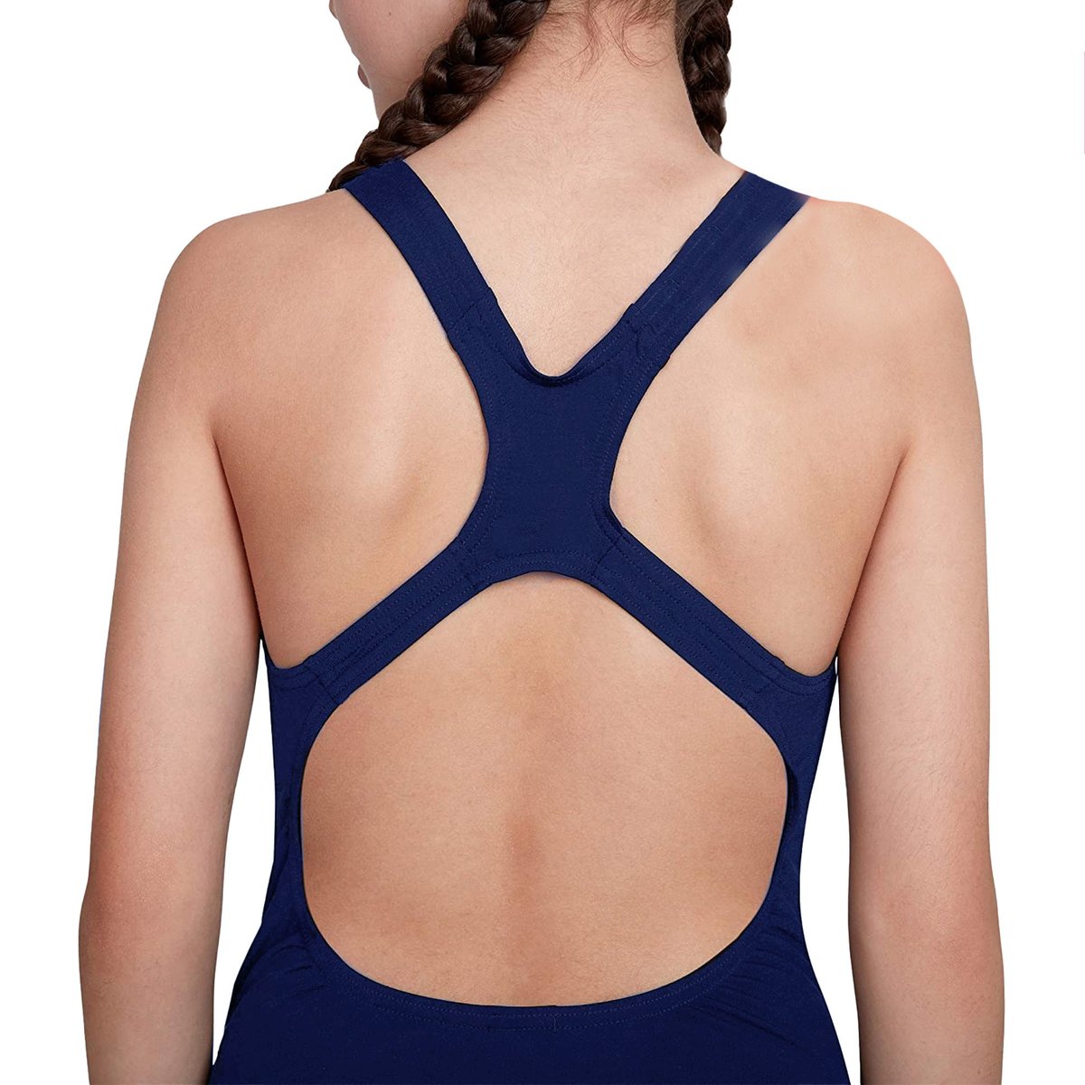Maillot de bain dos nageur MEDALIST bleu marine, SPEEDO