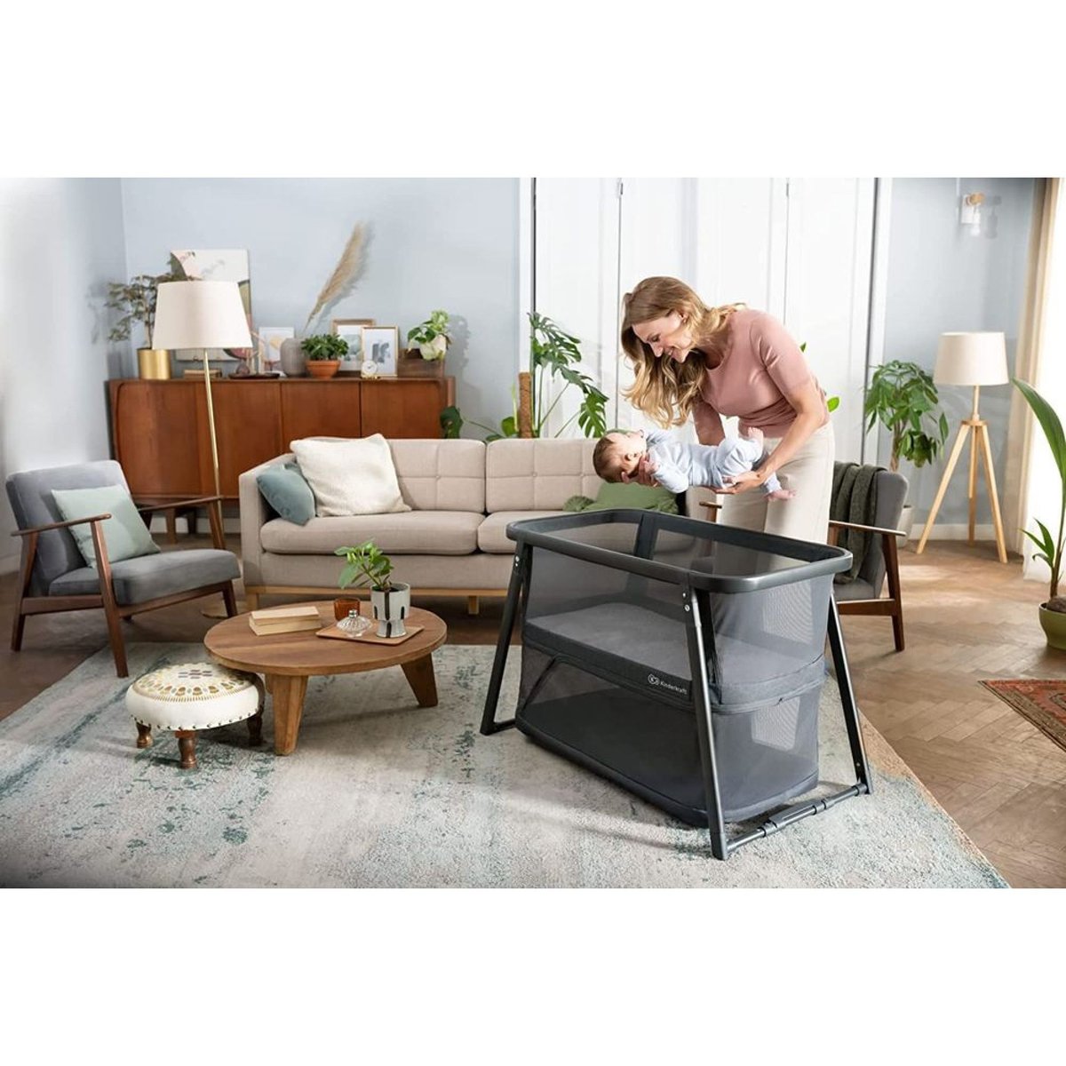 Lit de voyage Sofi Plus 4 en 1 - Black black, KINDERKRAFT