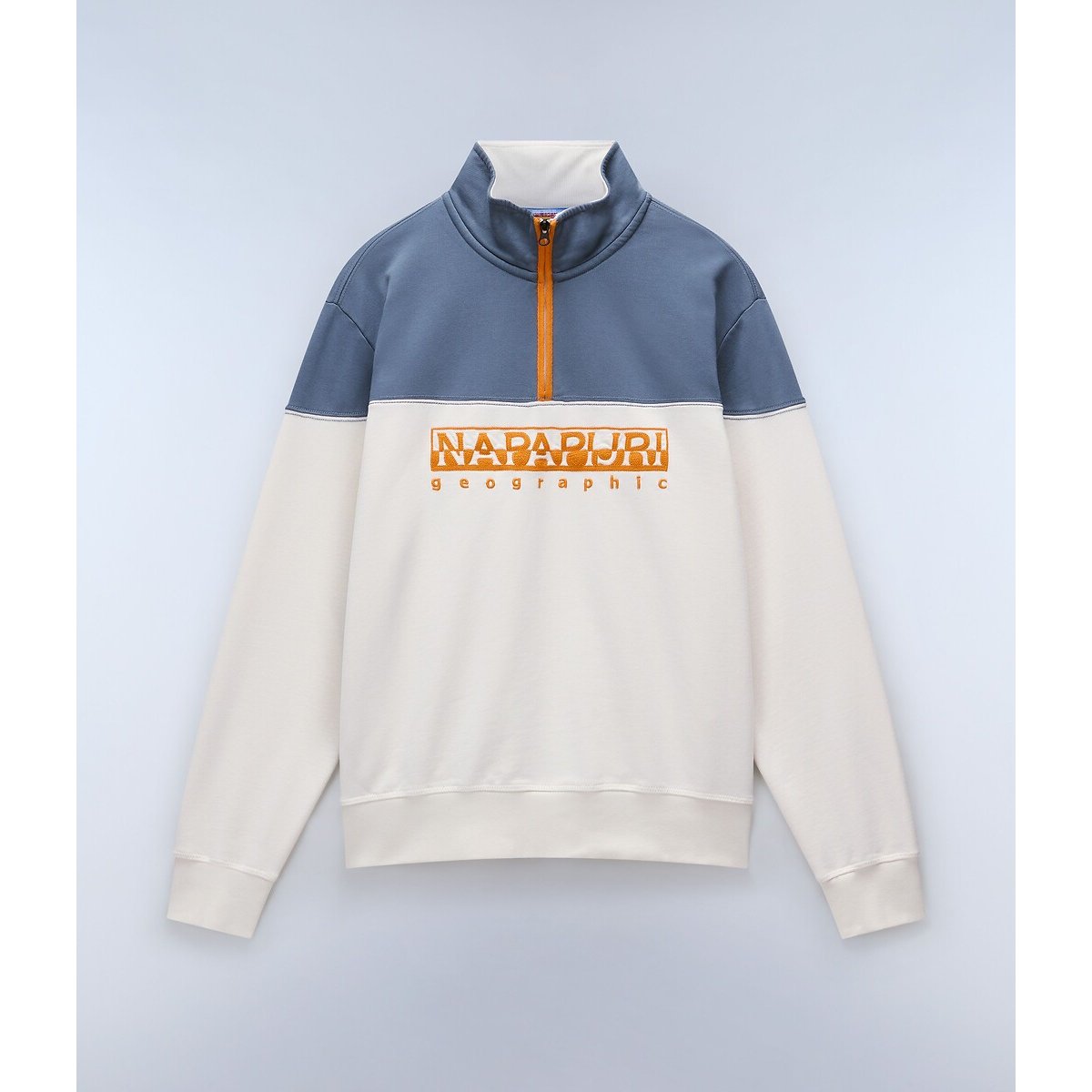 Colourblock High Neck Sweatshirt blue/white, NAPAPIJRI