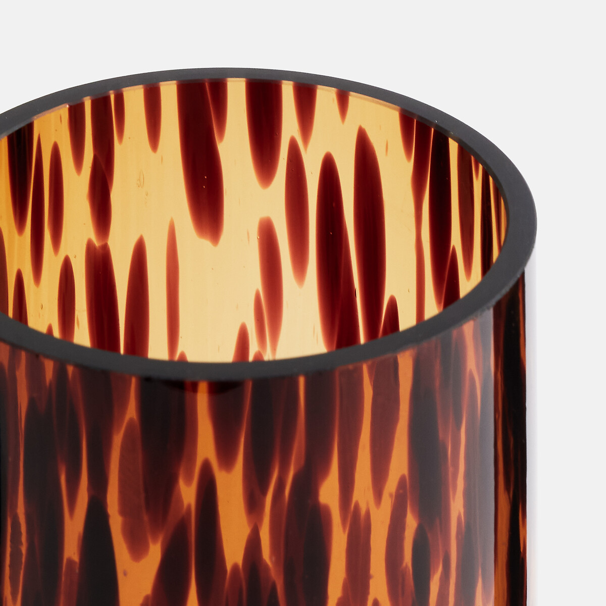 Vase en verre ambré, hauteur 28 cm, FAUVITA marron, LA REDOUTE INTERIEURS