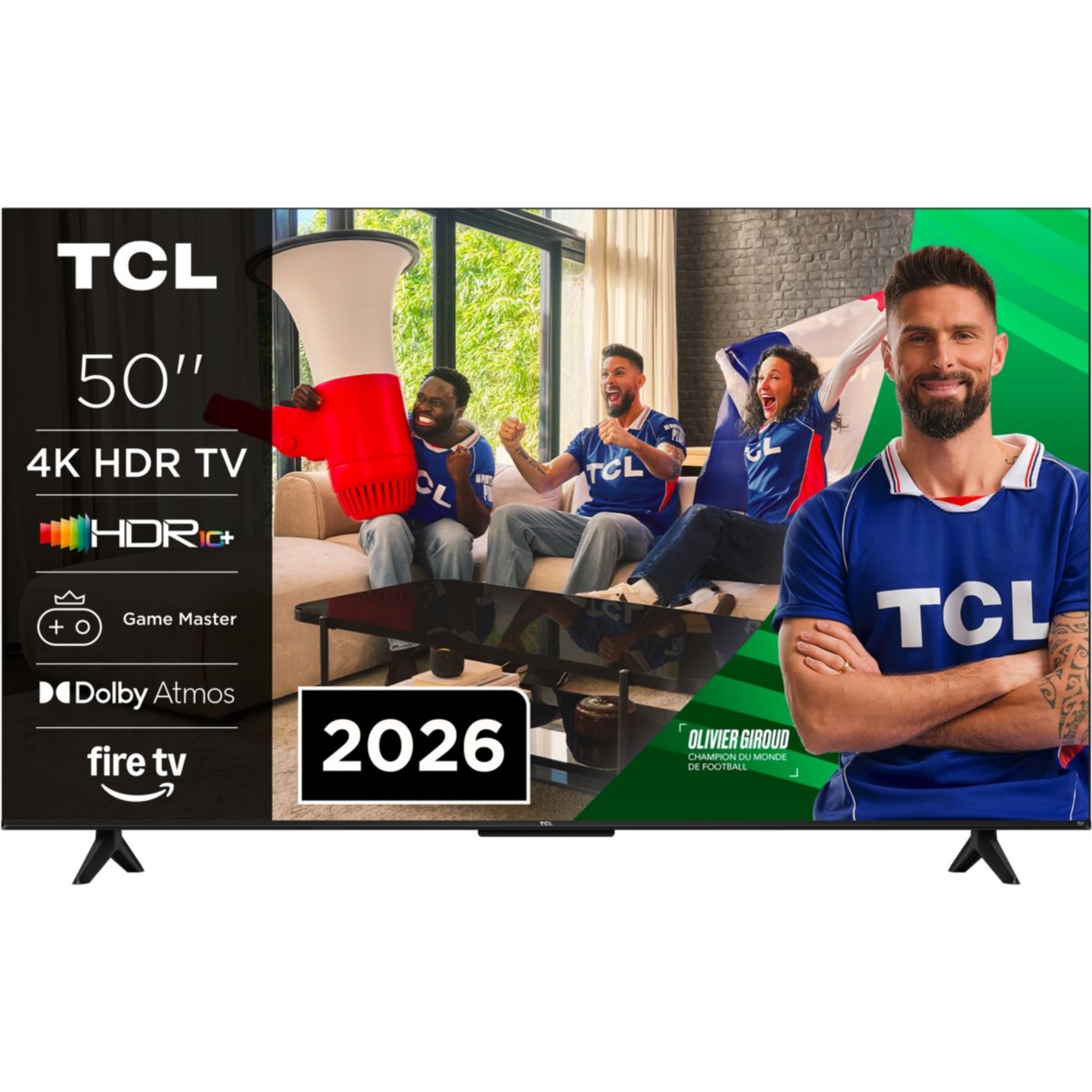 TV LED 50V6D (2026) 50" (127 cm) couleur unique, TCL