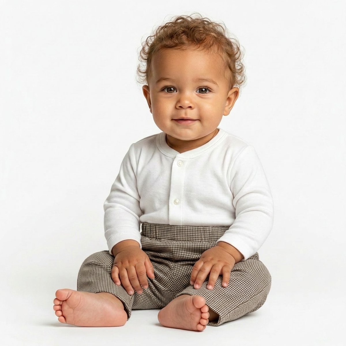 Pantalon bébé - Très bon état gris, BONPOINT
