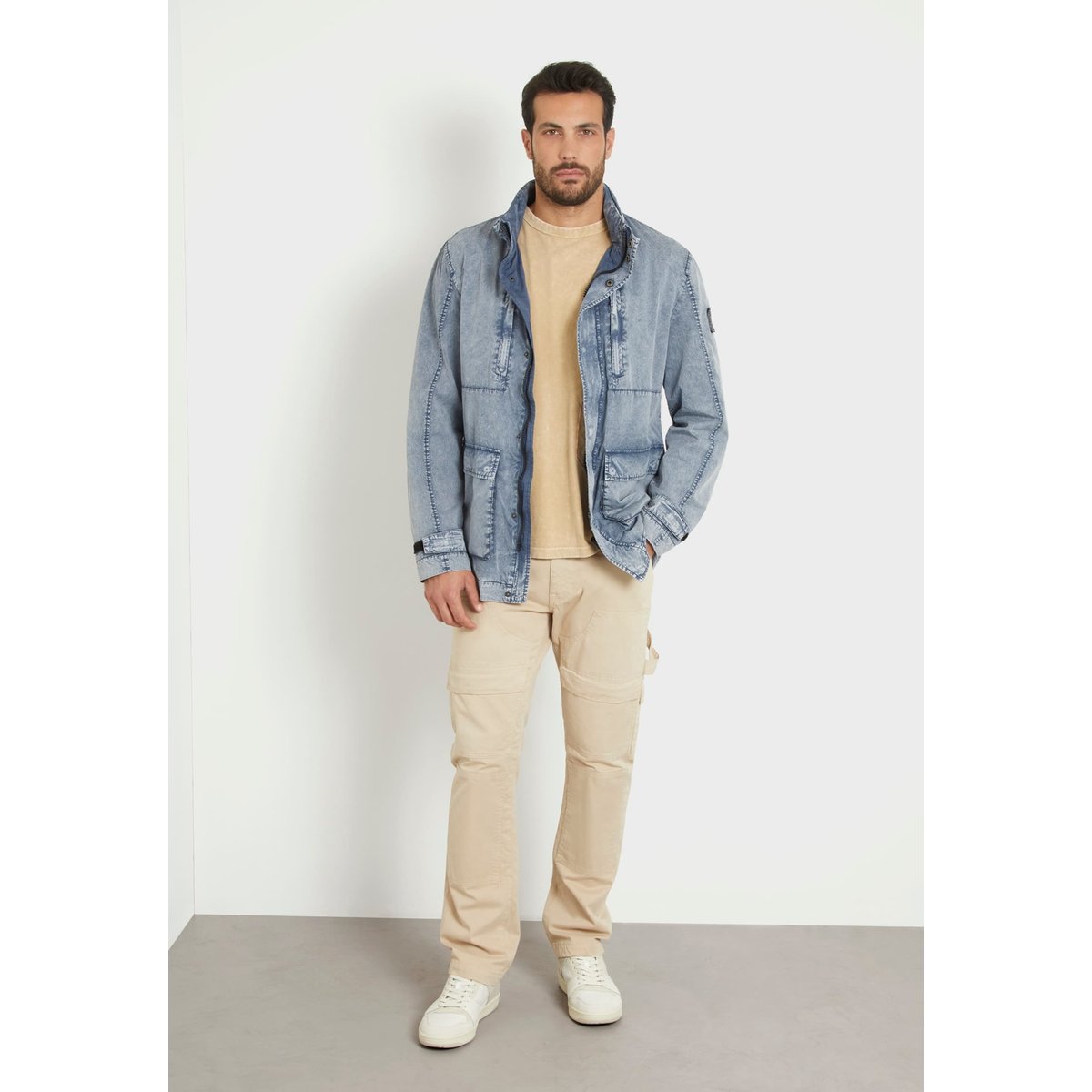 Veste Poches Cargo bleu, GUESS