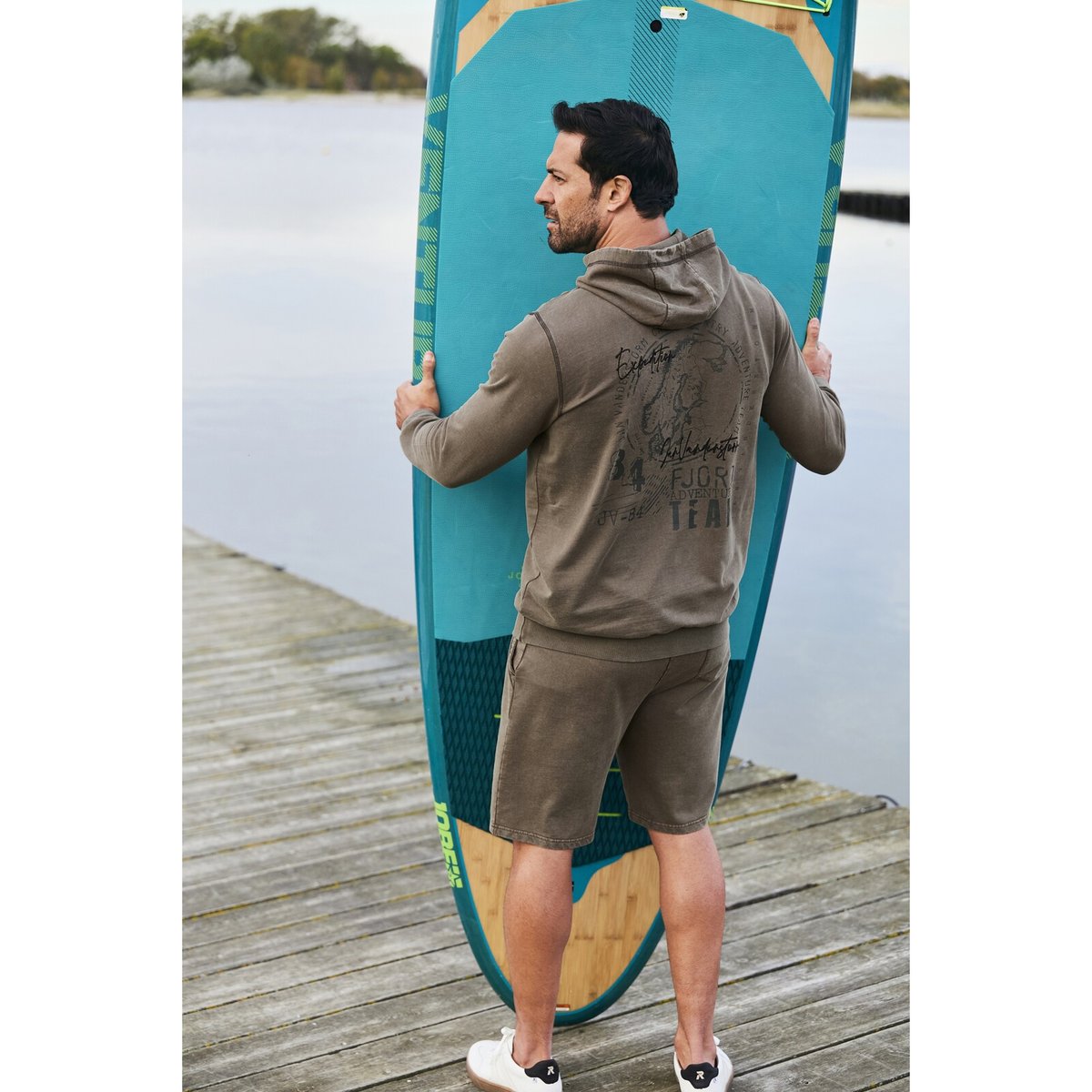 Sweatshirt HENNOBALD marron, JAN VANDERSTORM