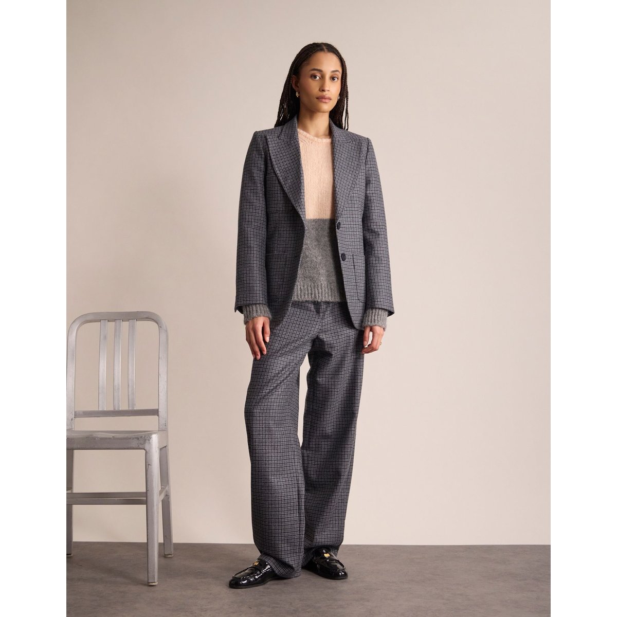 Veste Thadée gris, INES DE LA FRESSANGE PARIS