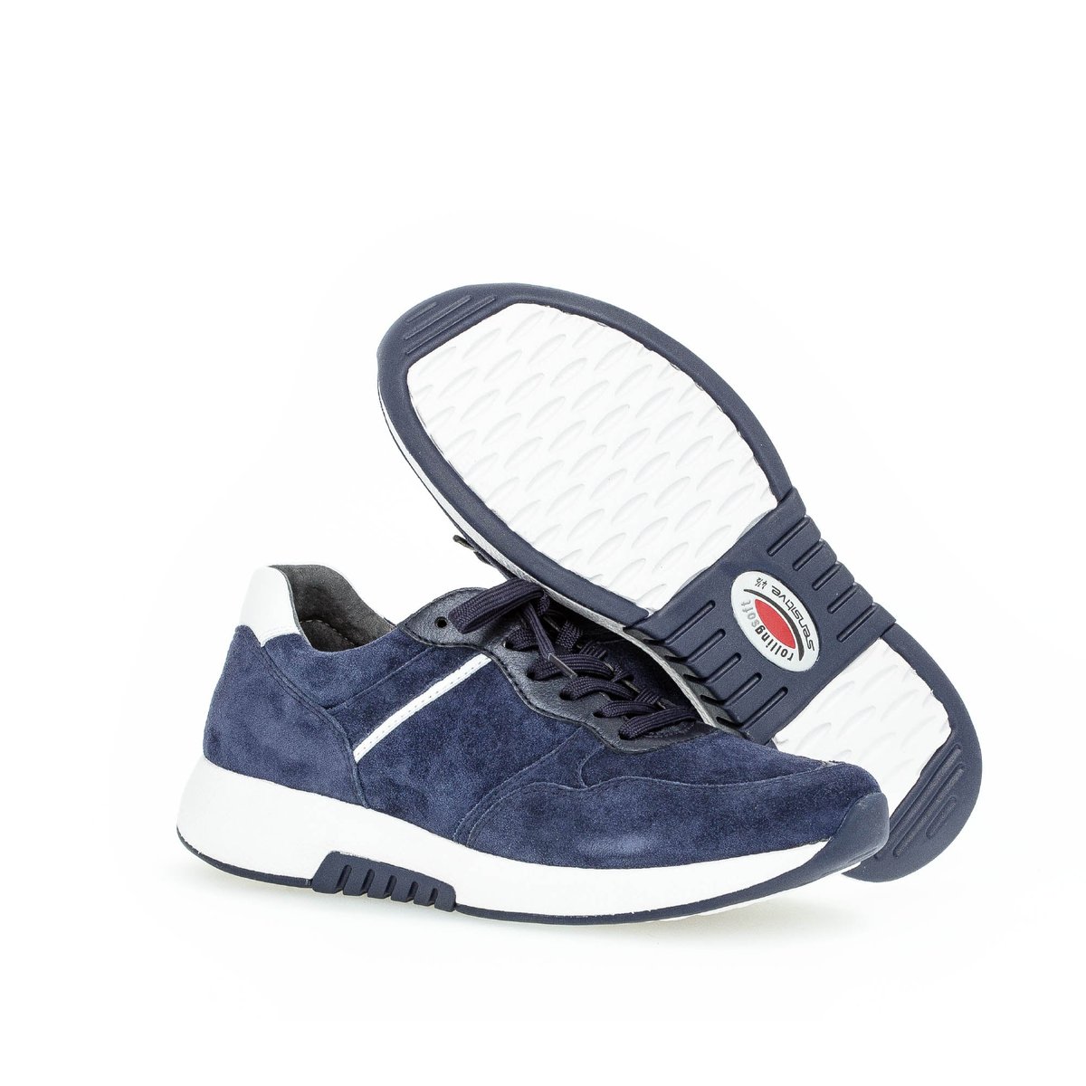 Baskets en velours bleu velours, GABOR