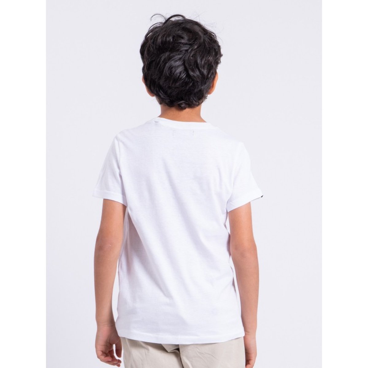 T-shirt Manches Courtes Col Rond Pur Coton Neder-j blanc, RITCHIE