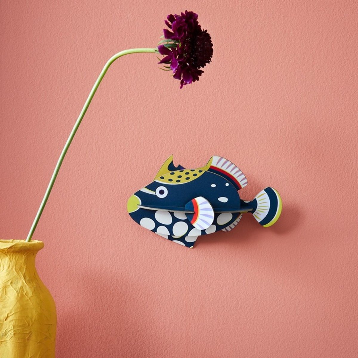 Décoration murale Poisson Clown Léopard multicolore, STUDIO ROOF