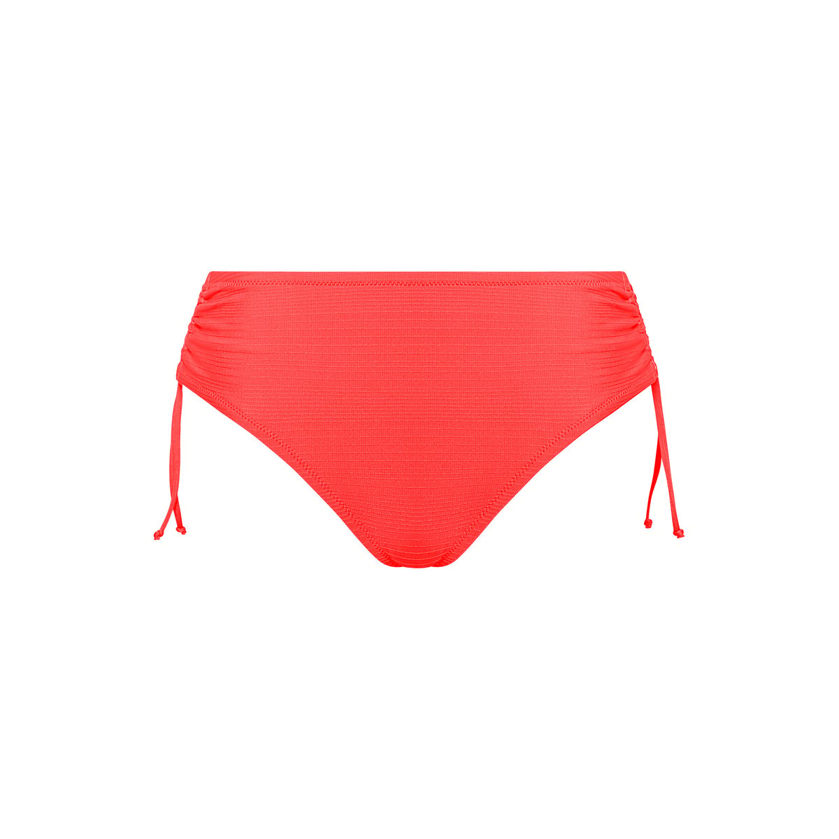 Bas maillot slip de bain côtés réglables PANAMA rouge, LISCA