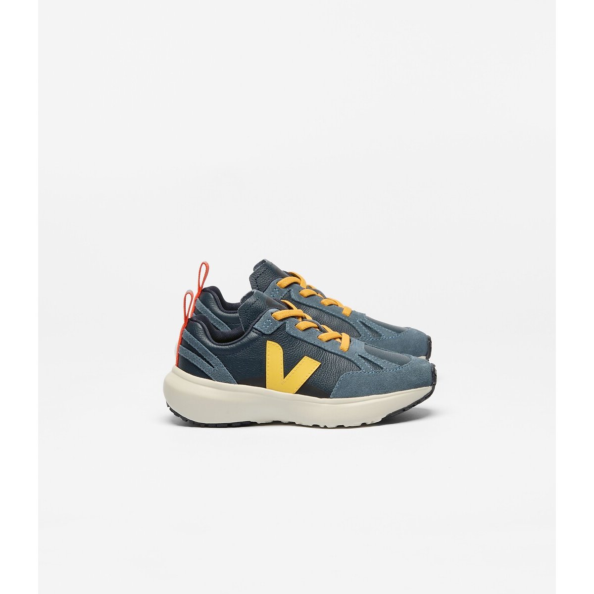 Ledersneakers blau, VEJA