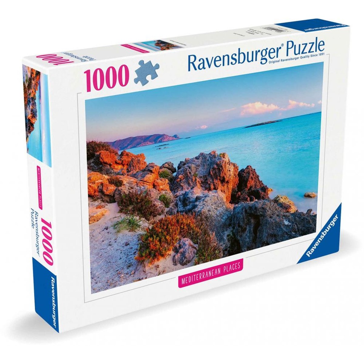 Puzzles Lieux méditerranéens Grèce multicolore, RAVENSBURGER