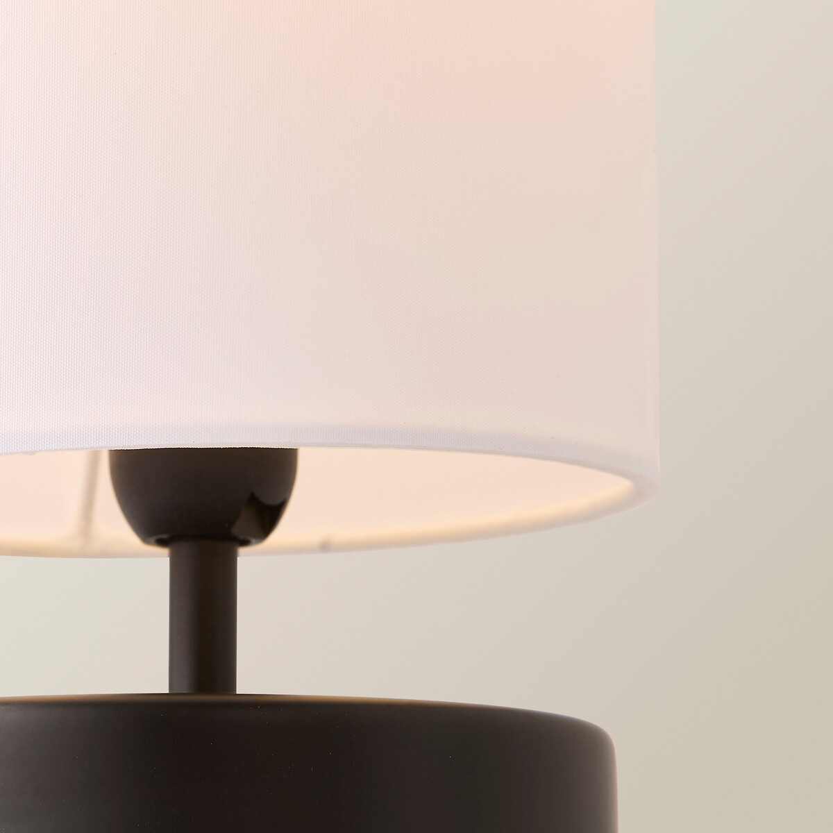 Francine Touch Table Lamp in Matt Black white, SO'HOME