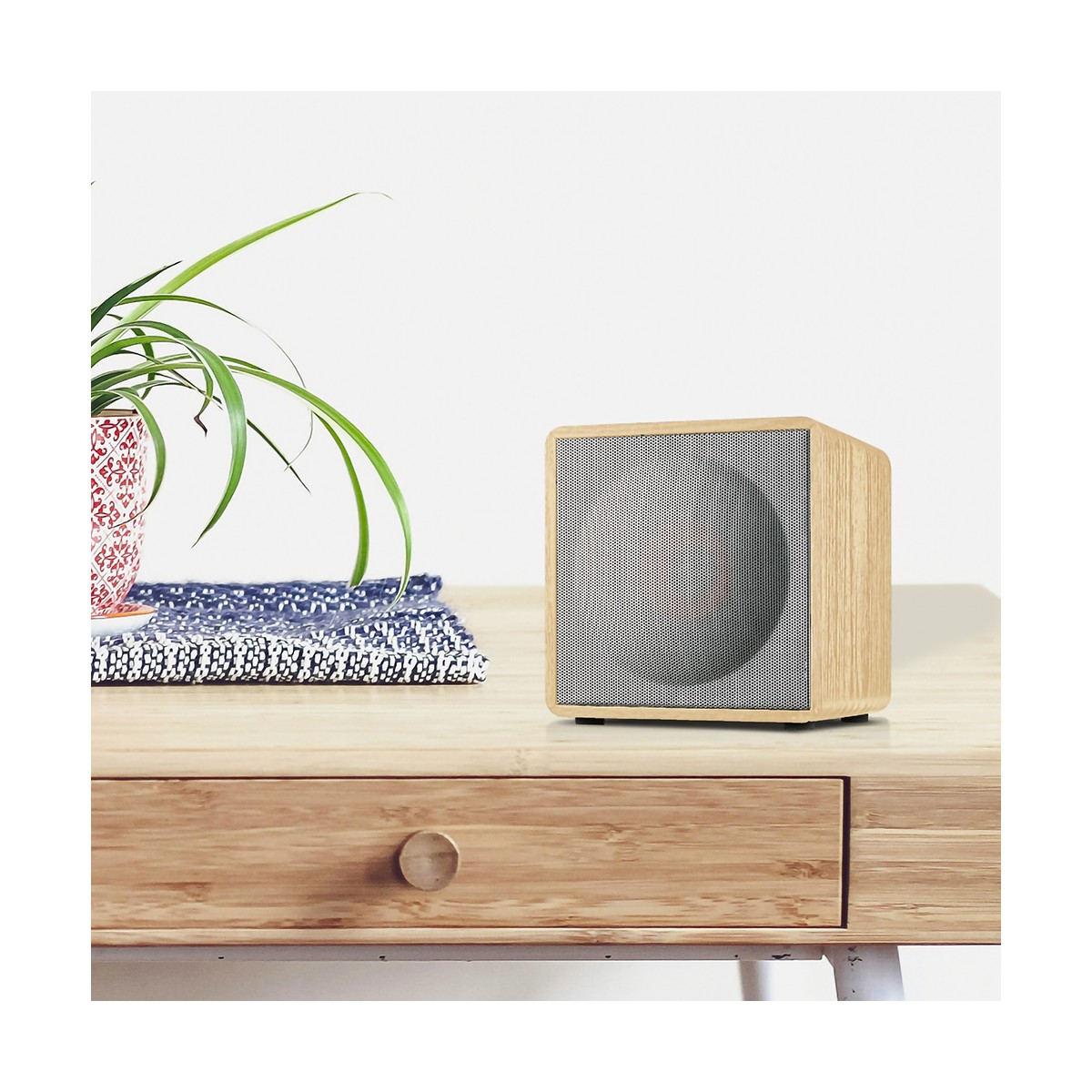 Enceinte compatible Bluetooth® crème, LIVOO