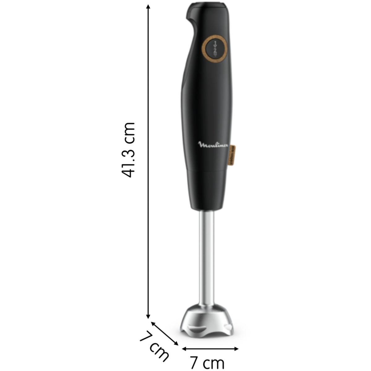 Mixeur plongeant Eco Respect DD46E810 noir, MOULINEX