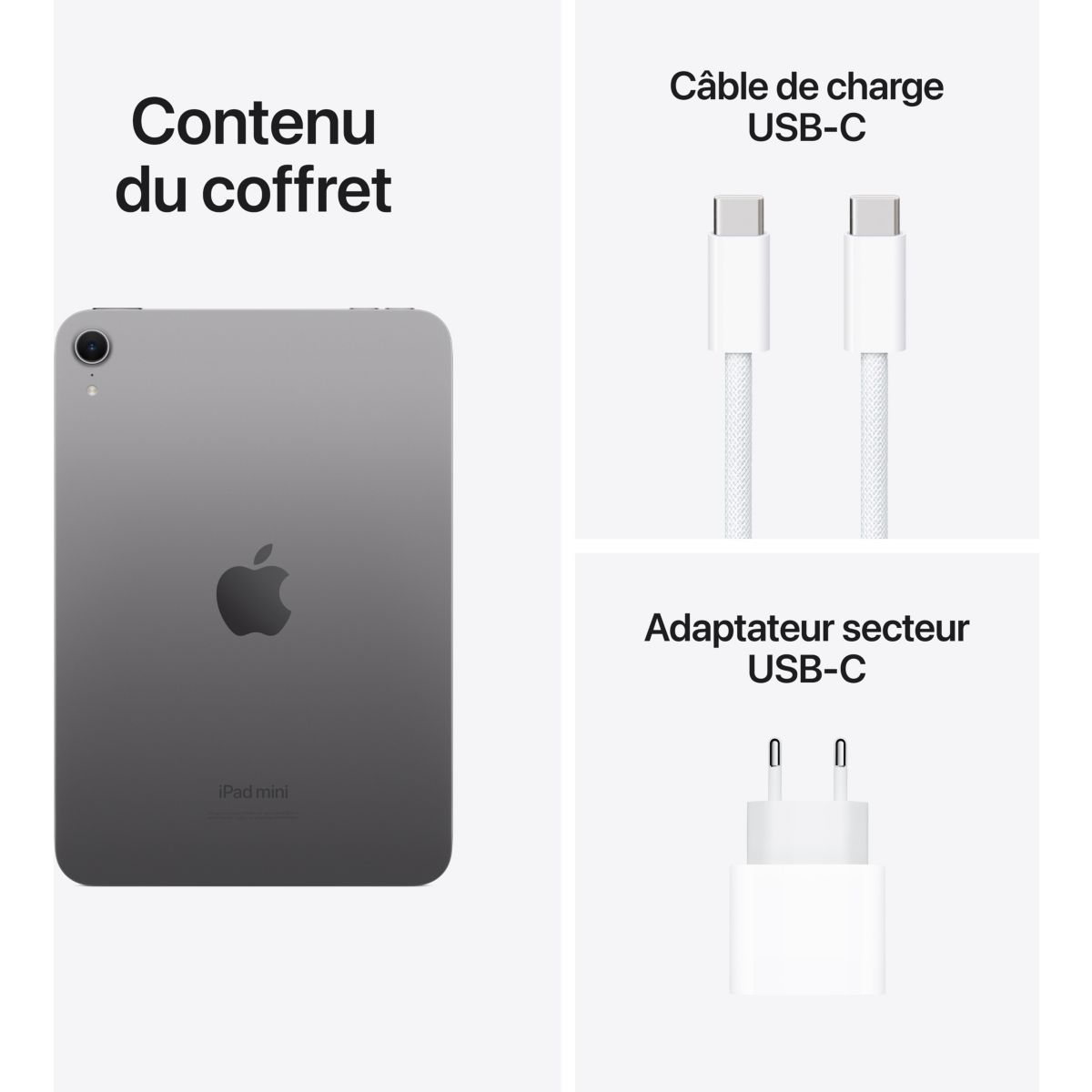 Tablette Apple Mini 128Go Gris sidéral gris, APPLE