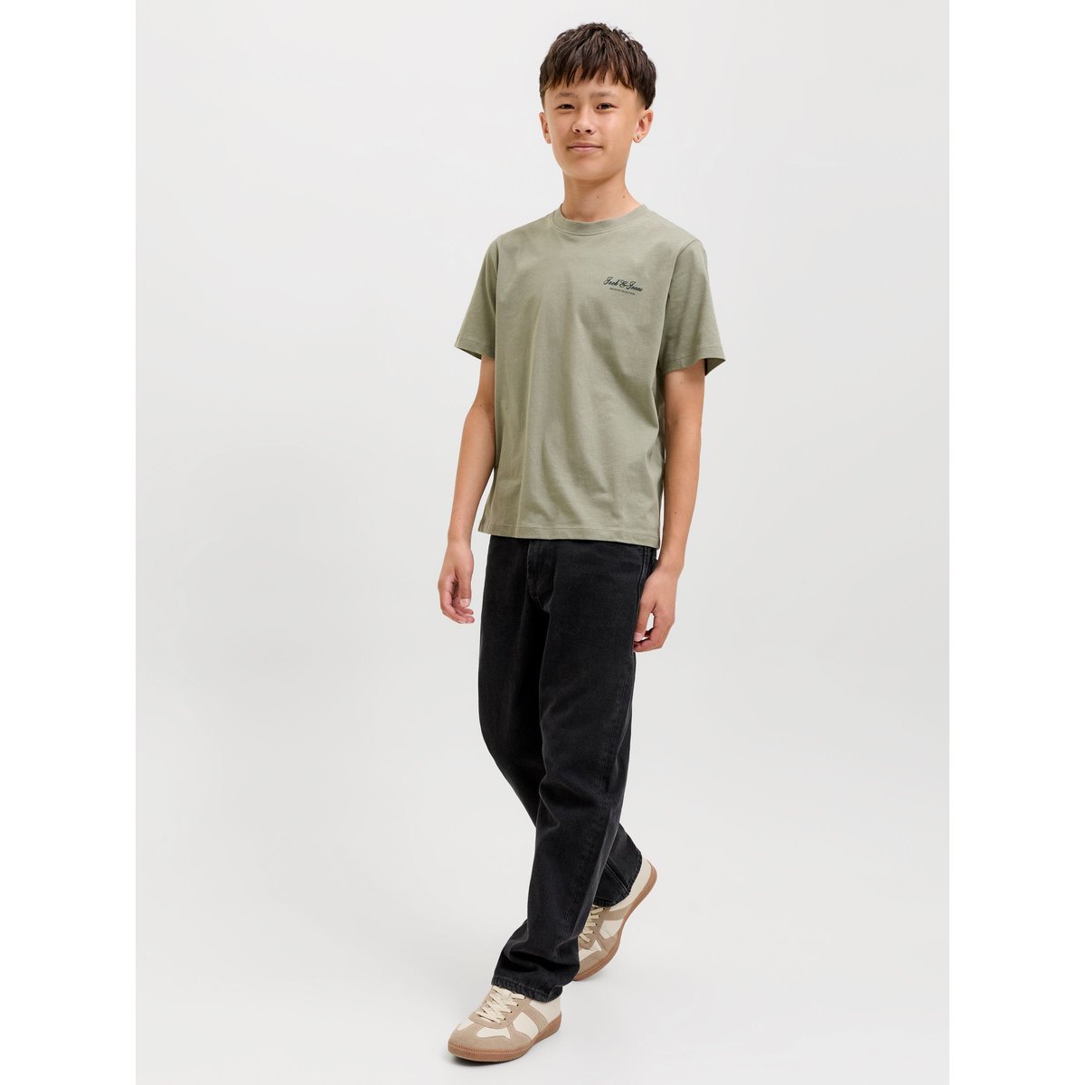 Jean Coupe Décontractée black denim, JACK & JONES JUNIOR