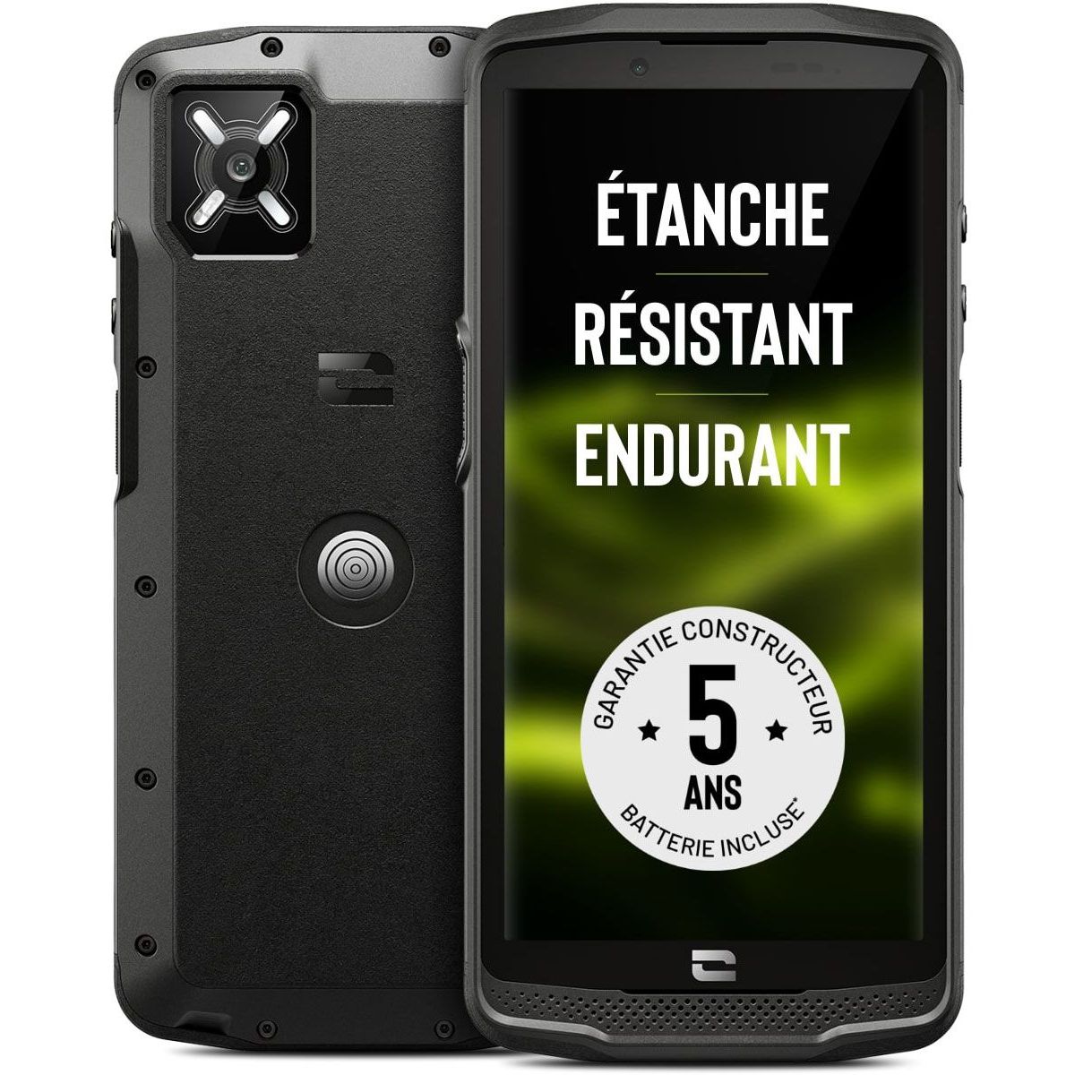 Smartphone Core M6 5G 128Go Noir couleur unique, CROSSCALL