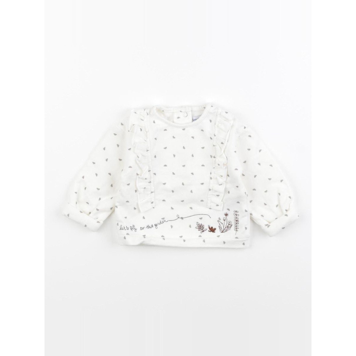 Sweat - Très bon état blanc, VERTBAUDET