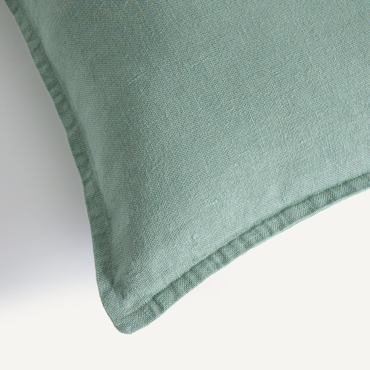 Housse de coussin lin épais, Boreo céladon, AM.PM