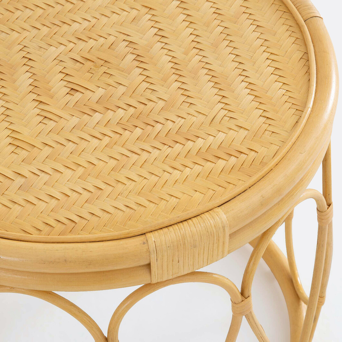 Bijzettafel in rotan, Malu naturel, LA REDOUTE INTERIEURS
