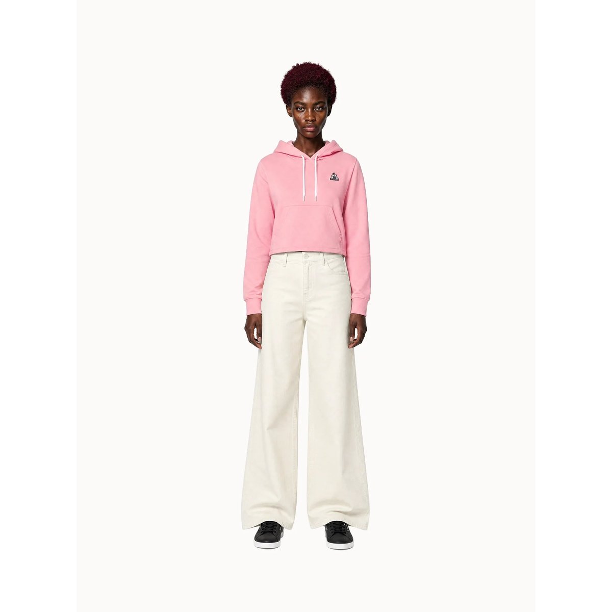 Sweat à capuche Contemporain rose, LE COQ SPORTIF